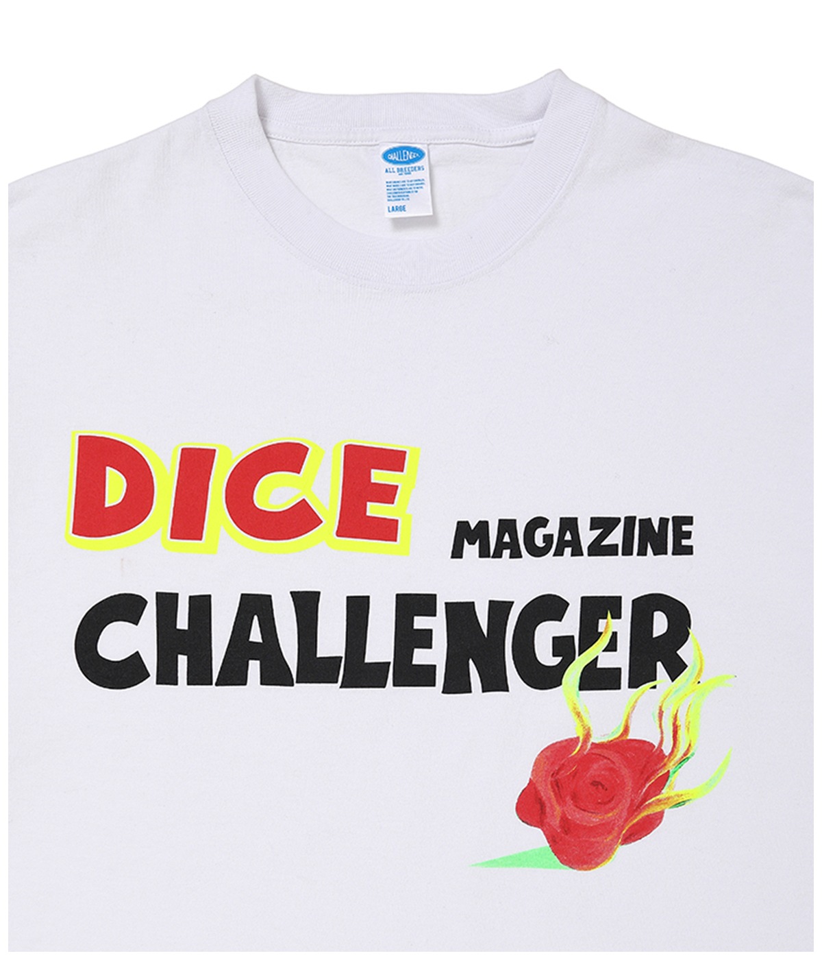 S/S DICE TEE【WHITE】