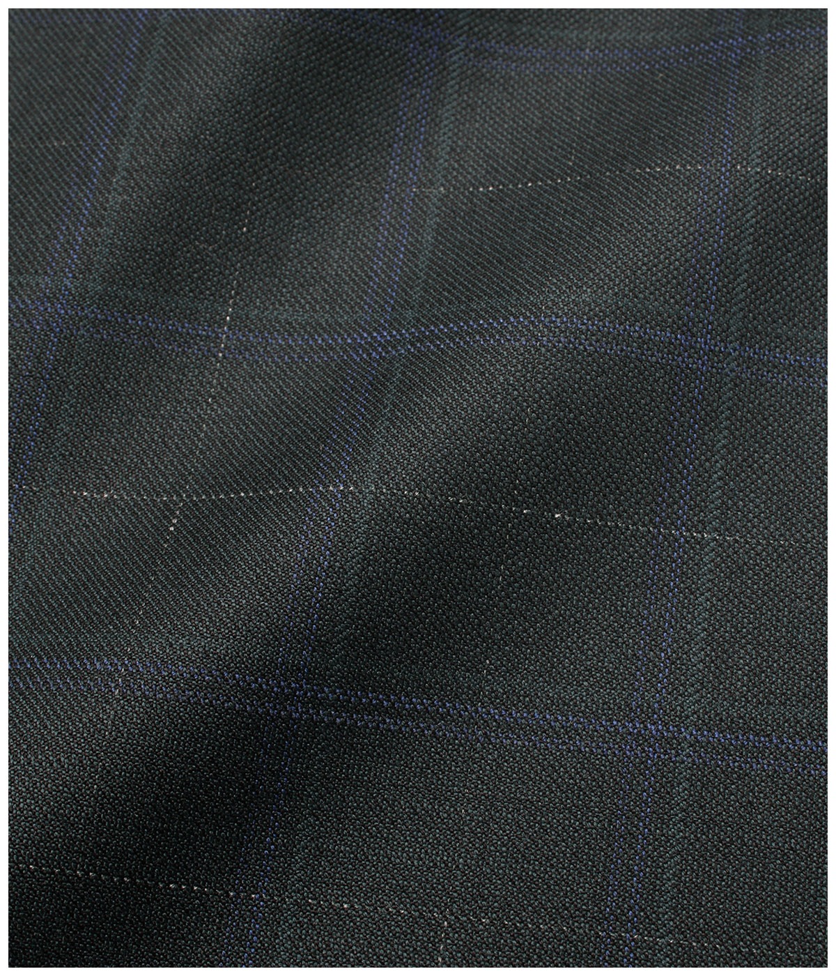DORMEUIL / CHECK PLEATED TROUSERS (TYPE-1)【D-GREEN】