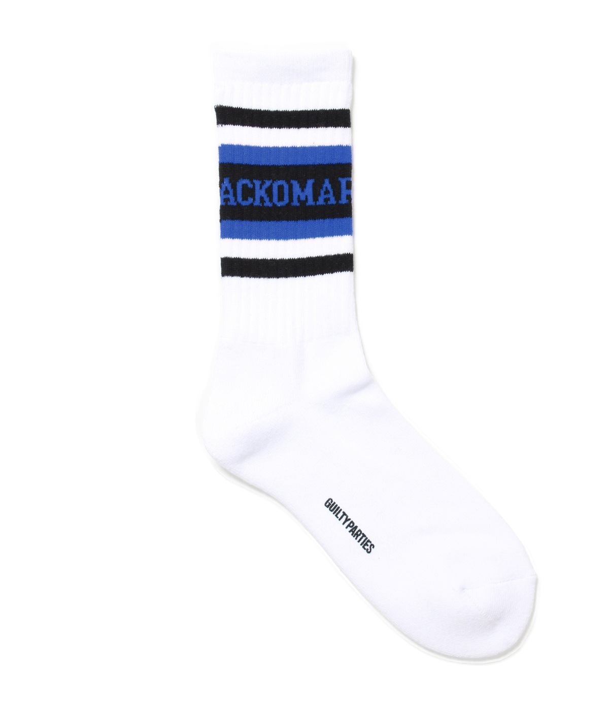LOGO JACQUARD SOCKS -WACKO MARIA-【WHITE】