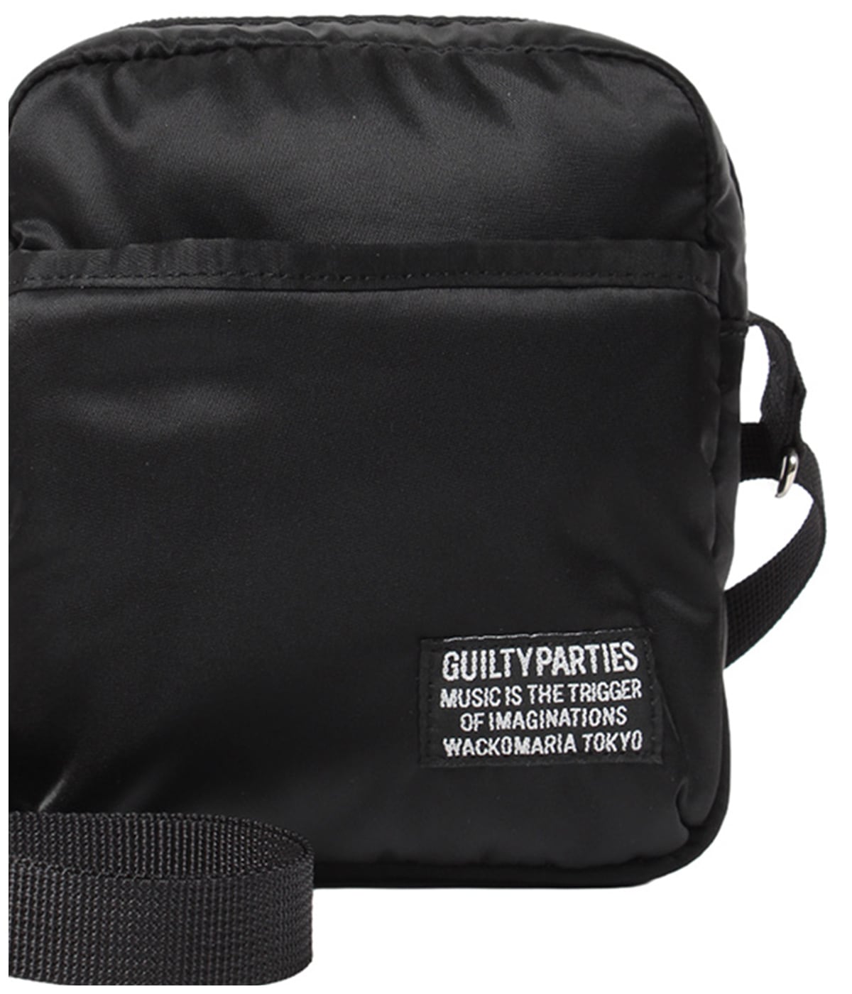 SPEAK EASY / NYLON SHOULDER MINI BAG【BLACK】