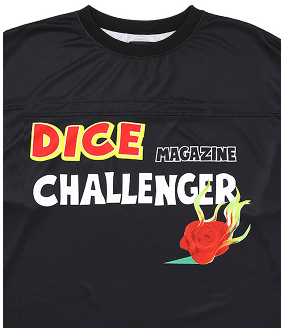 L/S DRY DICE TEE【BLACK】