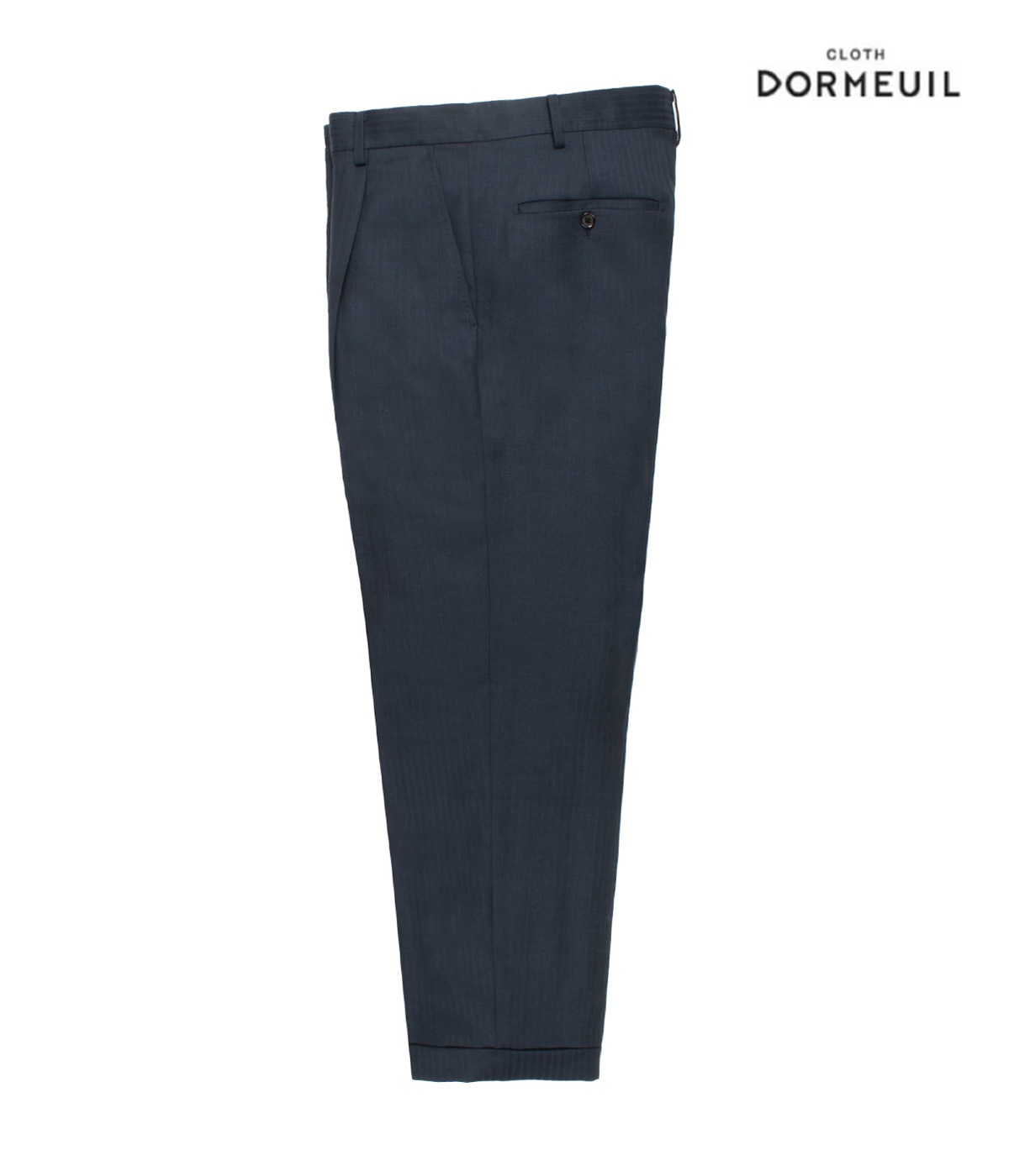 DORMEUIL / PLEATED TROUSERS (TYPE-1)【NAVY】|WACKO MARIA|MELTING DORMEUIL / PLEATED TROUSERS (TYPE-1)【NAVY】|WACKO MARIA|MELTING