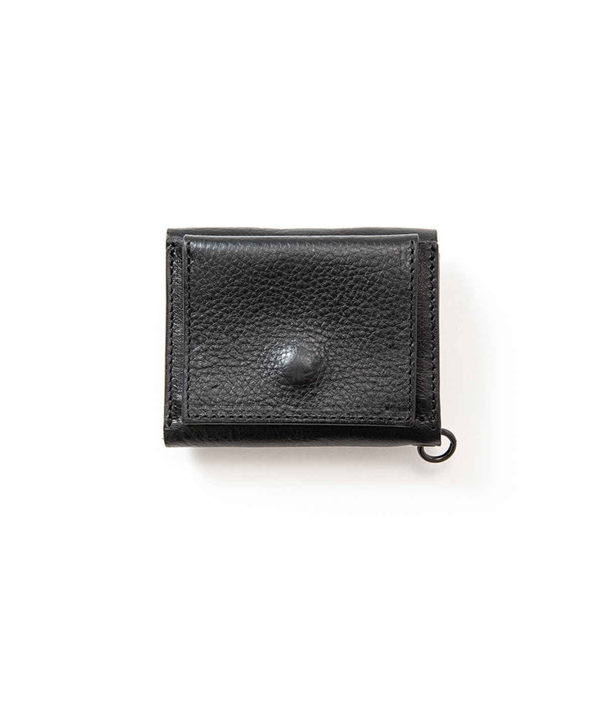 BLACK STUDS LEATHER MULTI WALLET【BLACK】