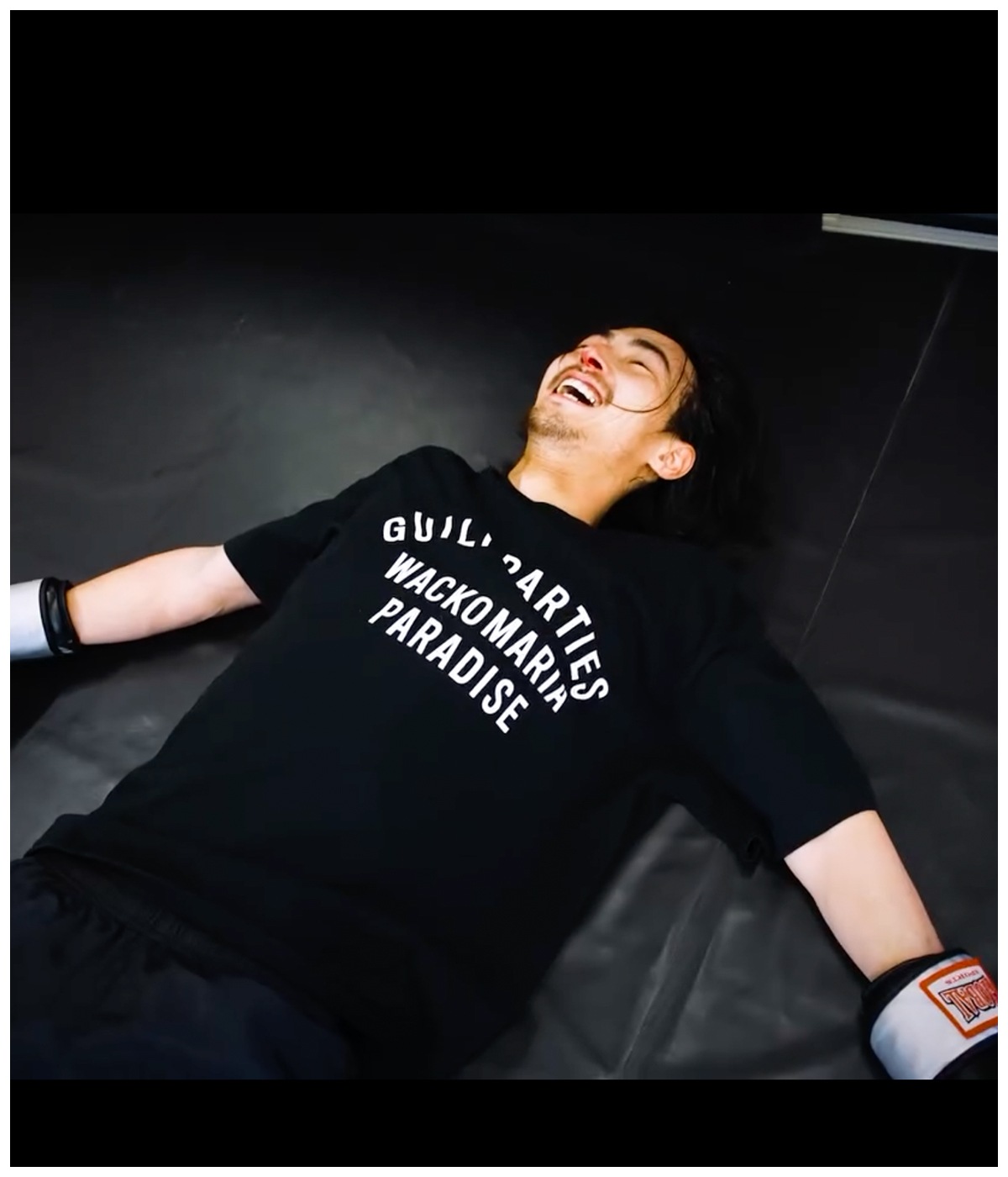 WASHED HEAVY WEIGHT T-SHIRT (TYPE-10)【BLACK】