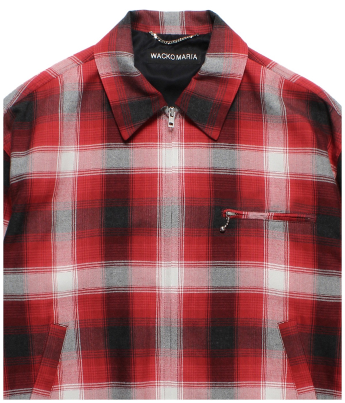 OMBRE CHECK 50'S JACKET (TYPE-1)【RED】｜WACKO MARIA