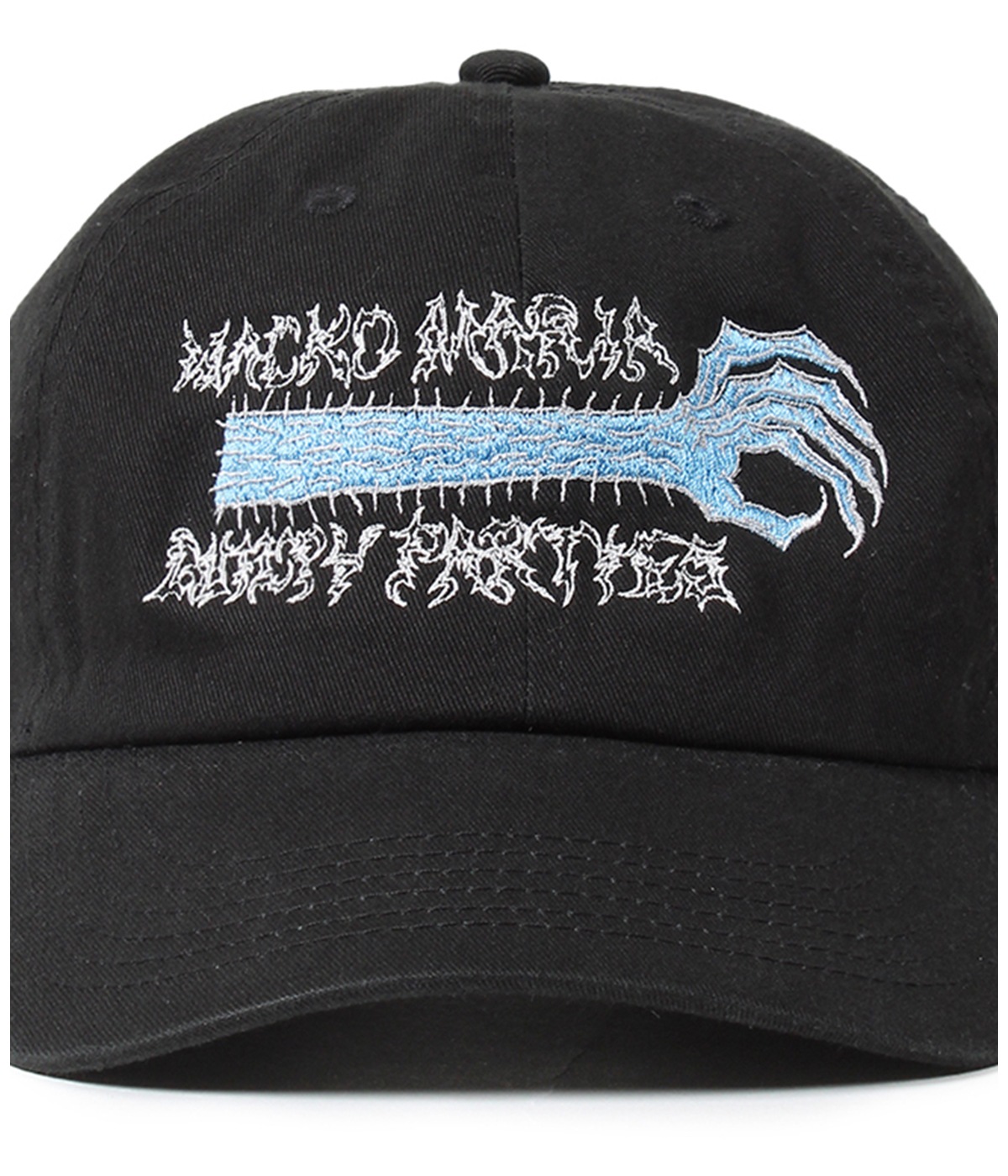 NECK FACE / 6 PANEL CAP【BLACK】｜WACKO MARIA｜MELTING POT
