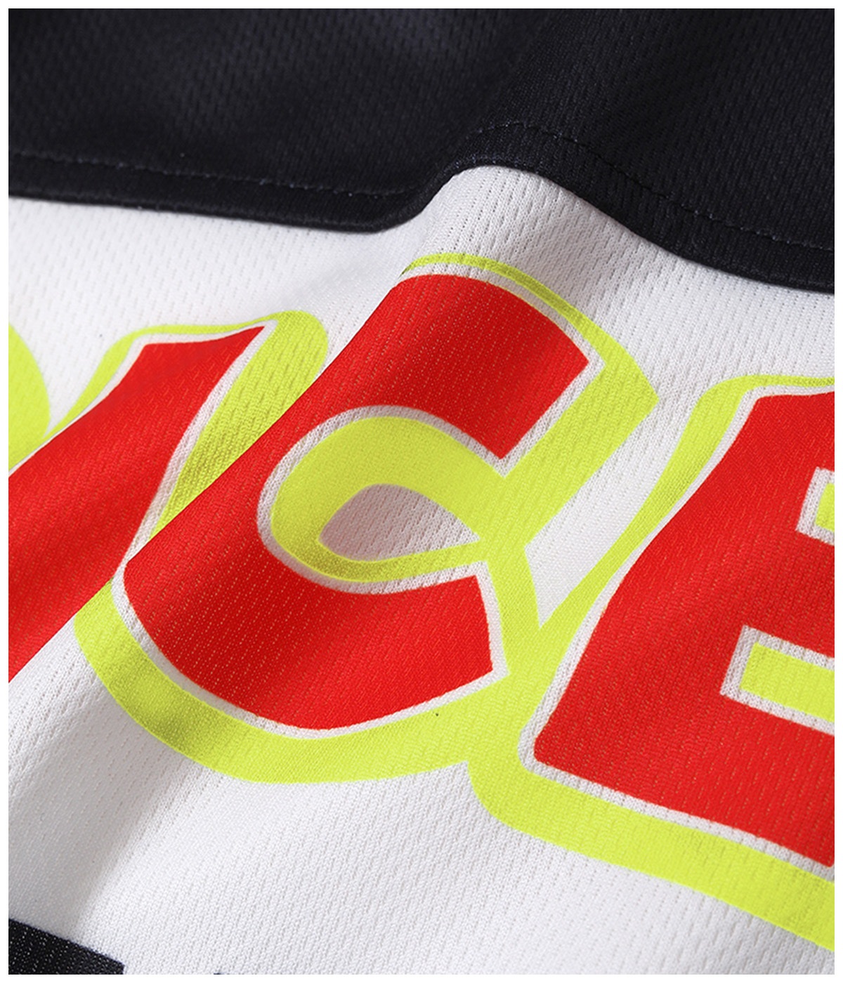 L/S DRY DICE TEE【WHITE-BLACK】