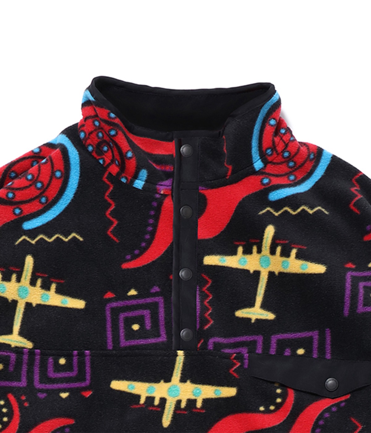 希少XL CHALLENGER 90'S PRINTED FLEECE新品未使用 90'S PRINTED FLEECE【BLACK】｜CHALLENGER｜MELTING POT（正規取扱店