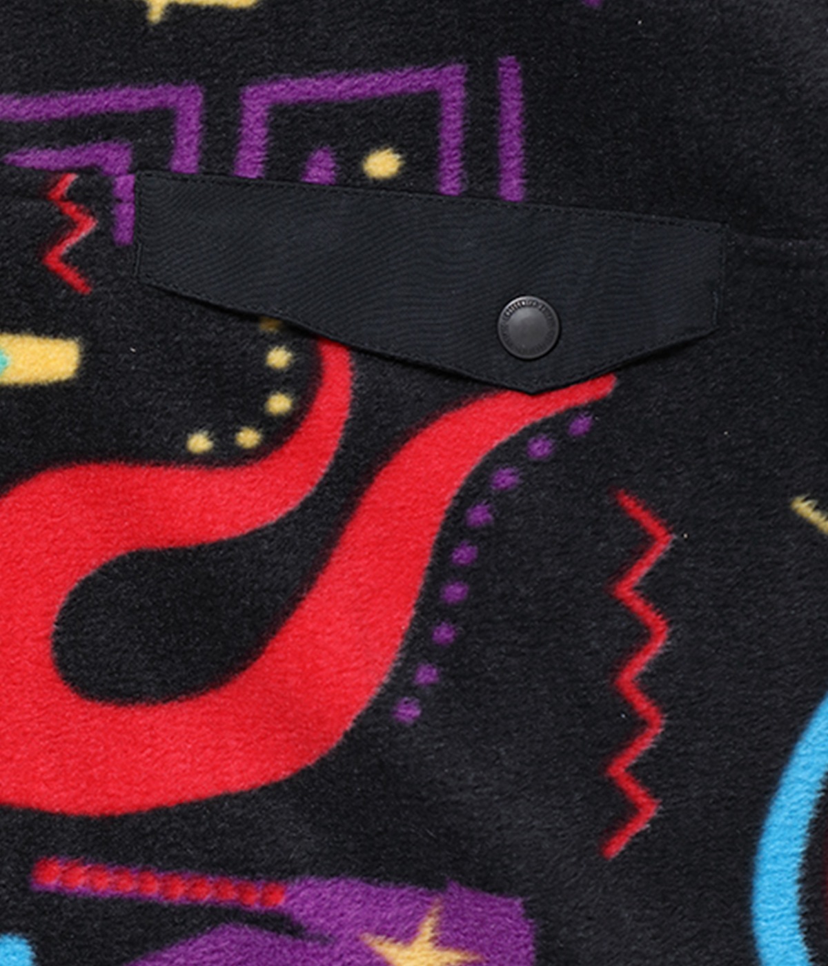 90'S PRINTED FLEECE【BLACK】｜CHALLENGER｜MELTING POT（正規取扱店