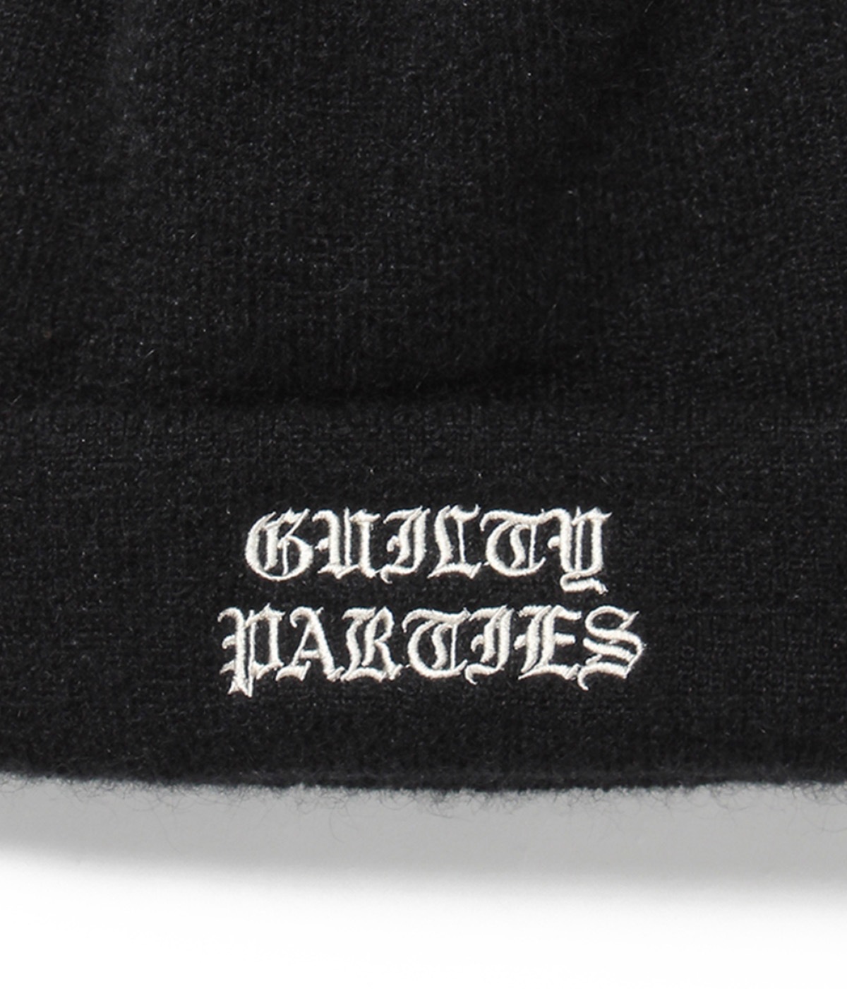 MOHAIR KNIT WATCH CAP (GUILTY PARTIES)【BLACK】｜WACKO MARIA