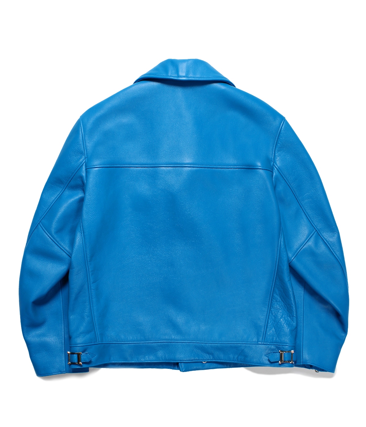 マチャケ様 LEATHER DOUBLE RIDERS JACKET (TYPE-2)【BLUE】｜WACKO MARIA