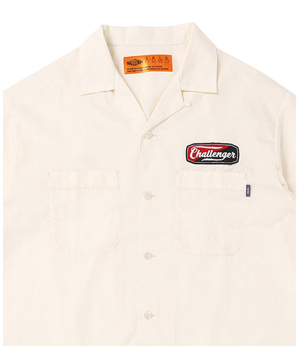 S/S PATCHED WORK SHIRT【IVORY】