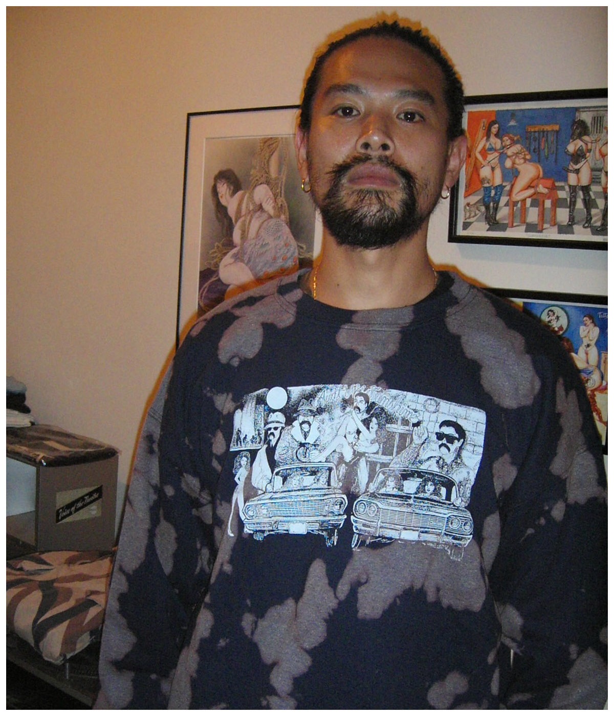 Ain't No Sunshine TIE DYE SWEAT【NAVY】
