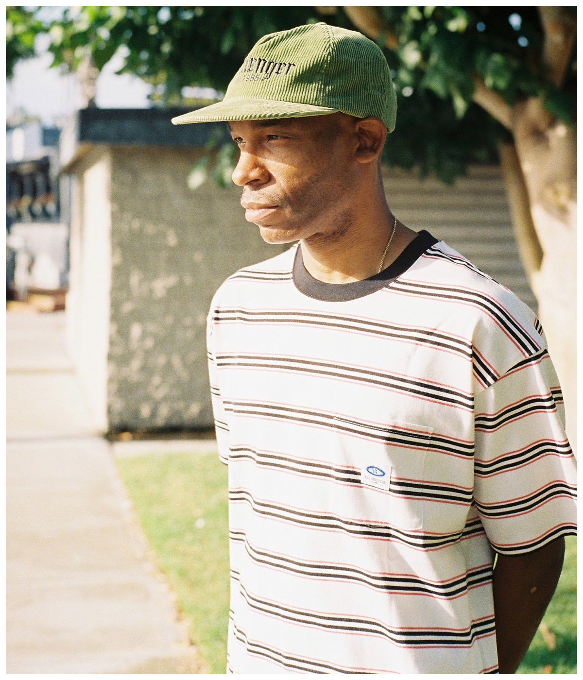 S/S AUTHENTIC BORDER TEE【WHITE】