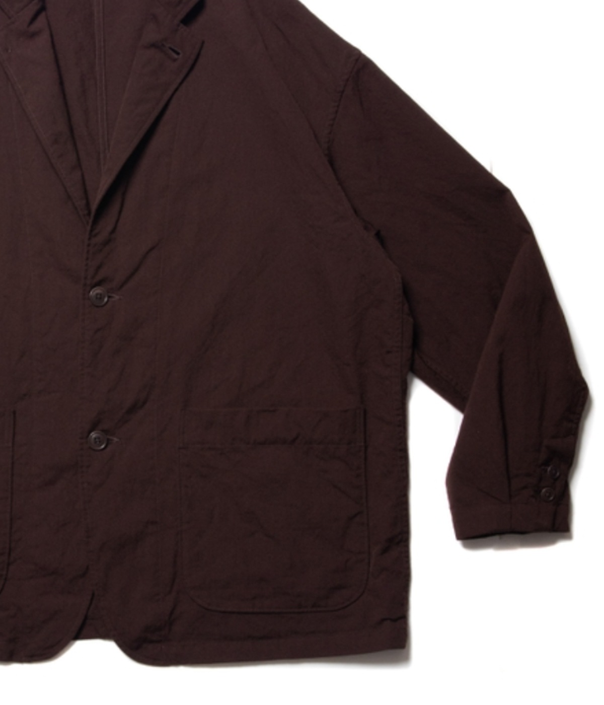 Wool Gabardine 2B Lapel Jackett【BROWN】｜COOTIE PRODUCTIONS
