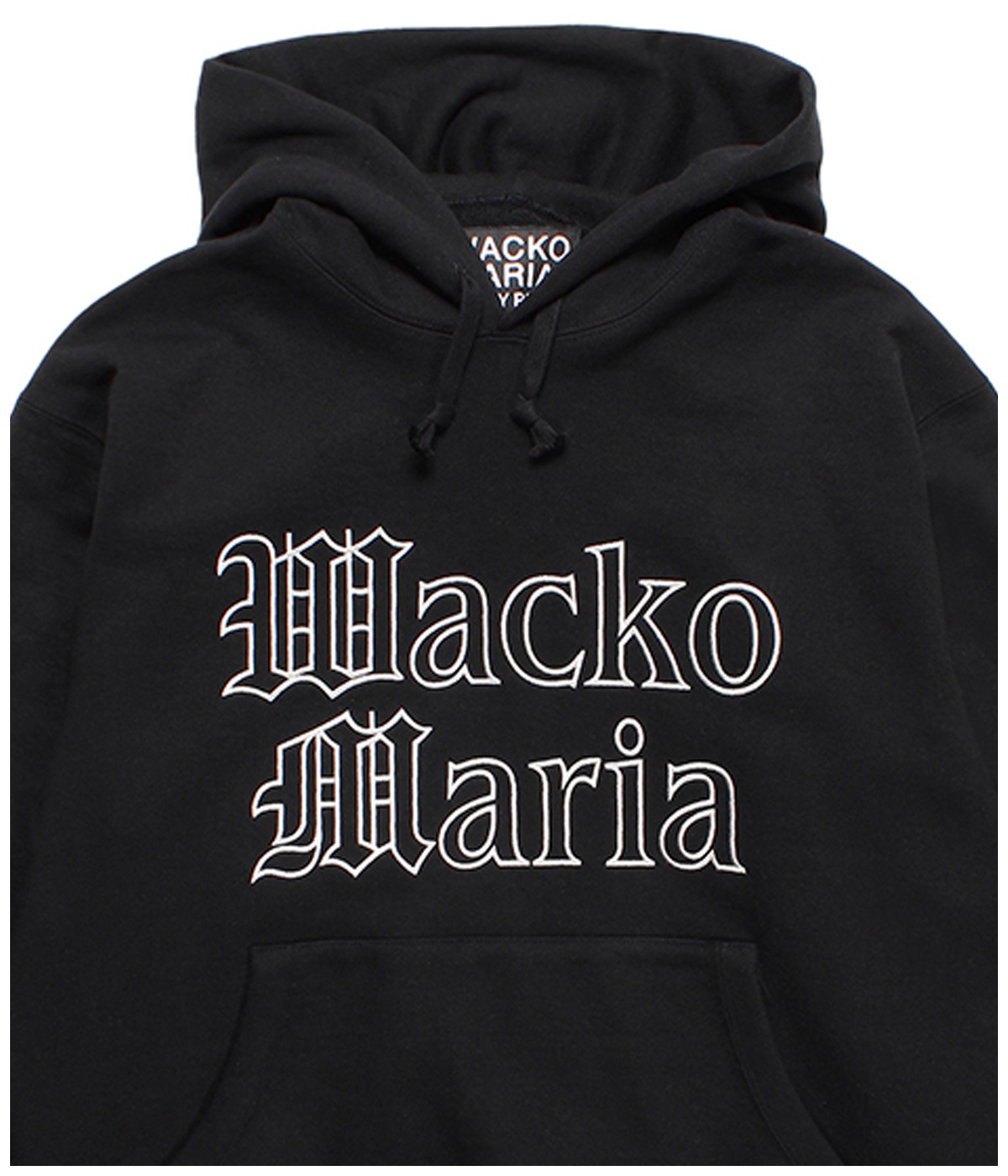 【 WACKO MARIA 】 HEAVY WEIGHT PULLOVER HOODED SWEAT SHIRT HEAVY WEIGHT PULLOVER HOODED SWEAT SHIRT (TYPE-2)【BLACK