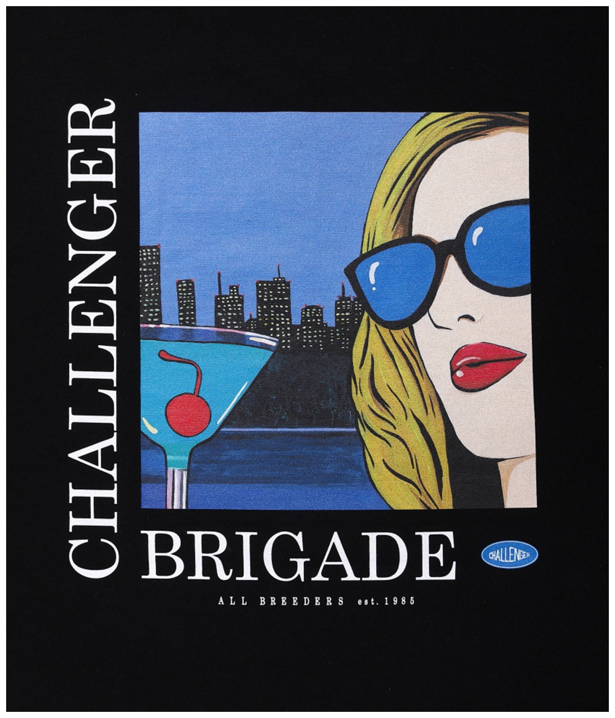 COCKTAIL POCKET TEE【BLACK】