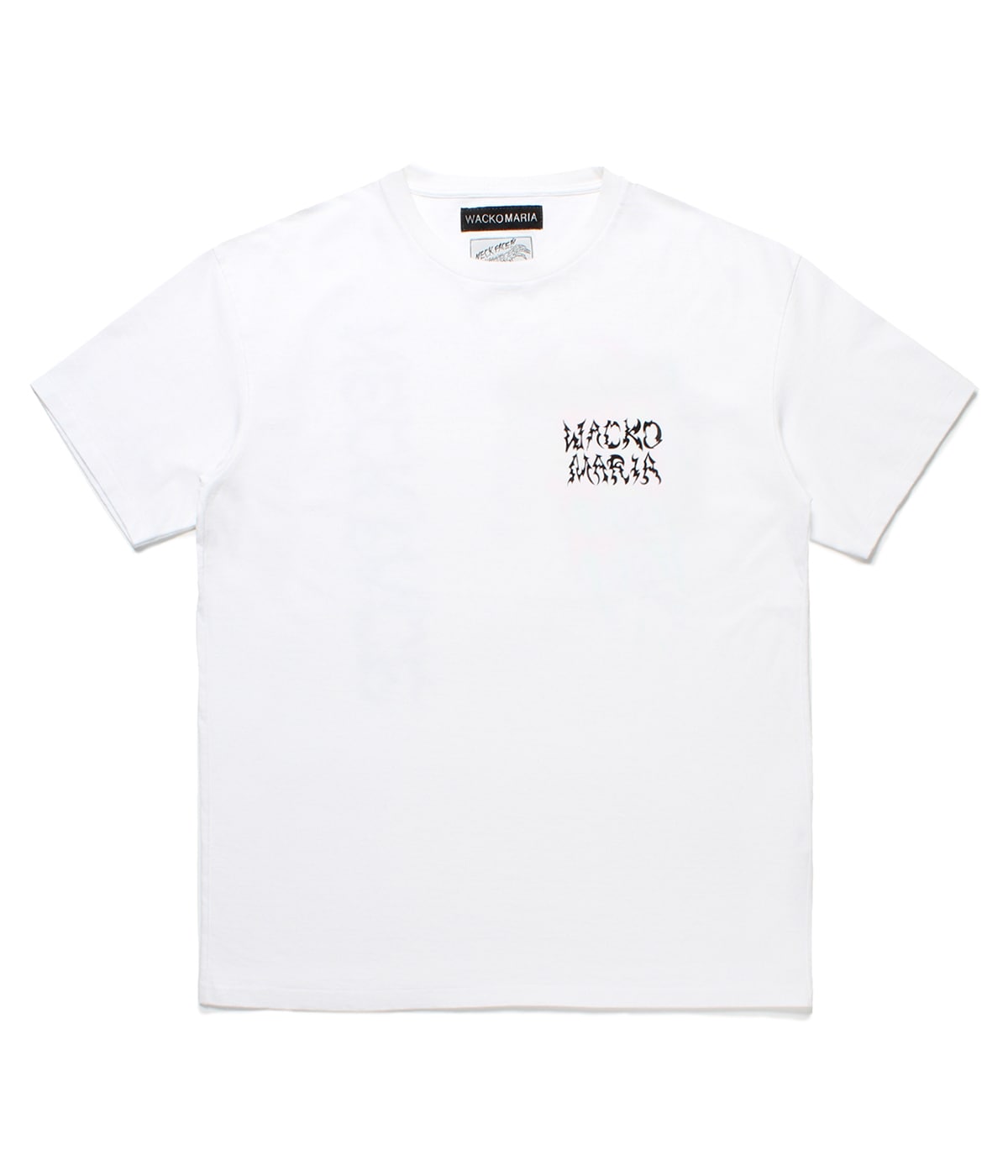 完売前に■WACKO MARIA■NECK FACE WASHED HEAVY WEIGHT T-SHIRT NECK FACE / WASHED HEAVY WEIGHT T-SHIRT (TYPE-2)【WHITE