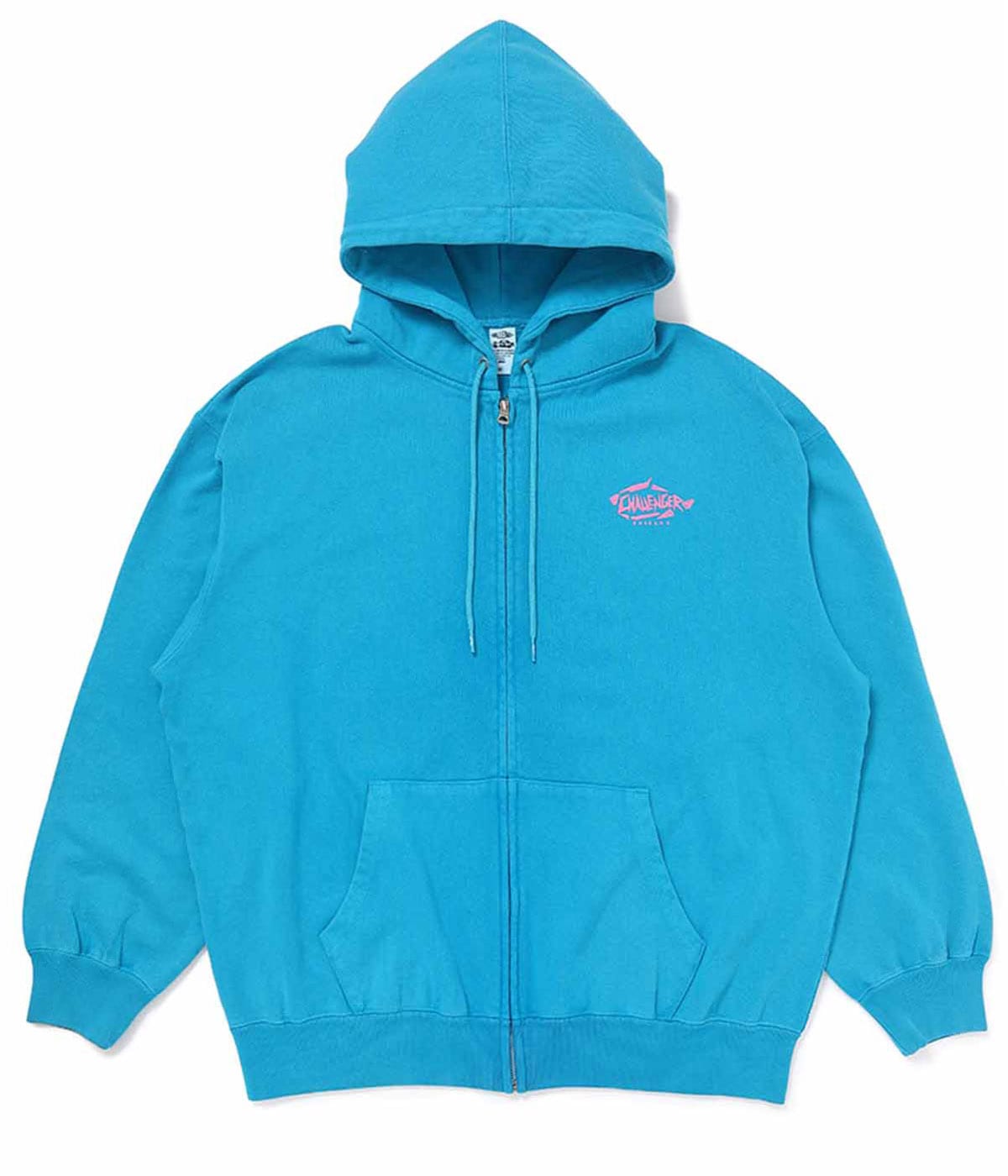 NEON WOLF ZIP HOODIE【TURQUOISE】｜CHALLENGER｜MELTING POT（正規