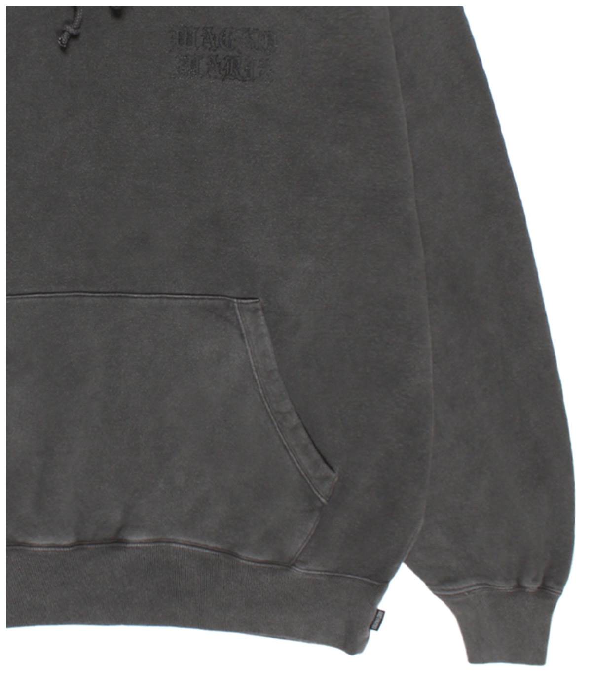 WASHED HEAVY WEIGHT HOODED SWEAT SHIRT【GRAY】
