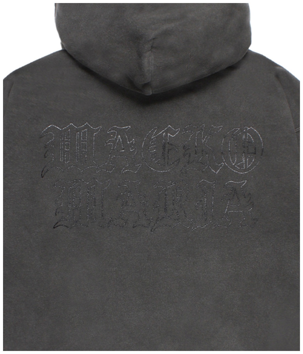 WASHED HEAVY WEIGHT HOODED SWEAT SHIRT【GRAY】