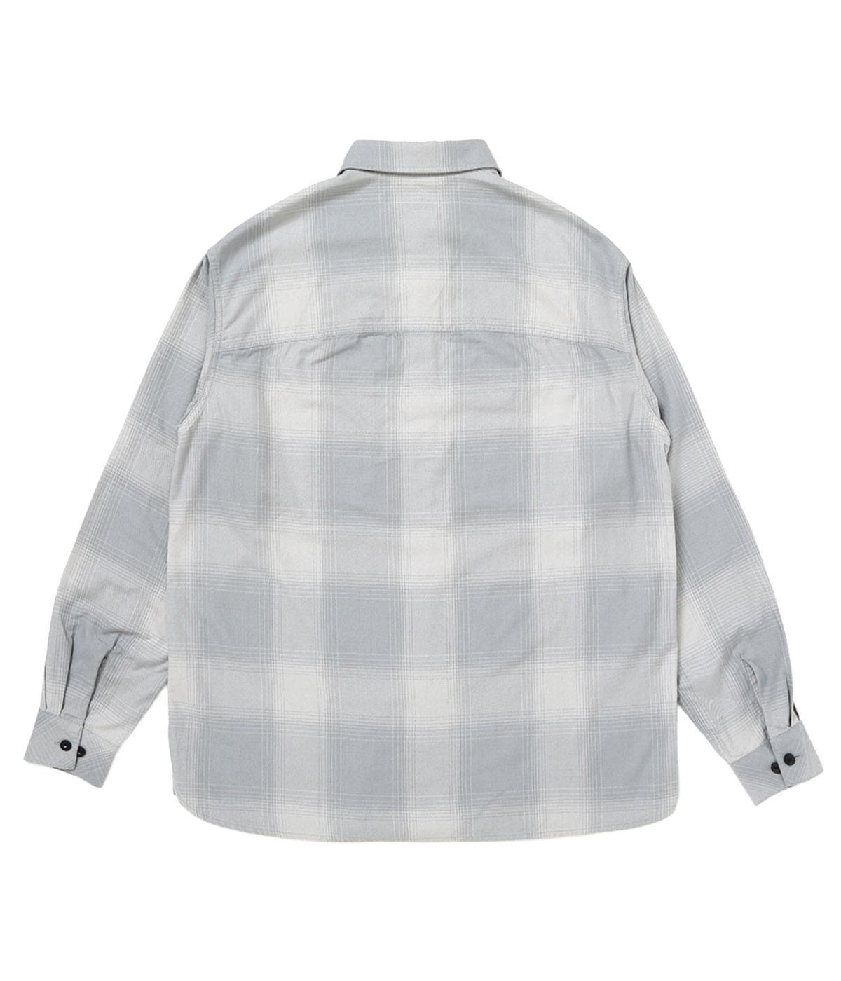 L/S SHADOW CHECK SHIRT【GRAY】｜CHALLENGER｜MELTING POT（正規取扱