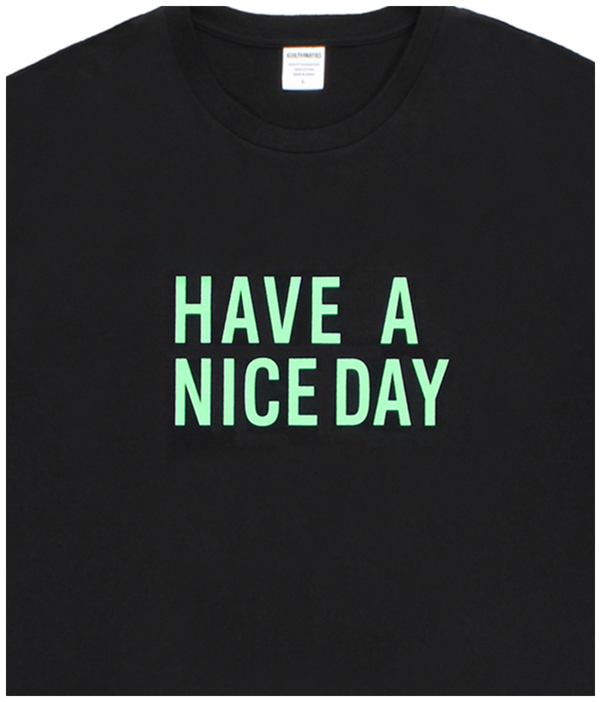 WASHED HEAVY WEIGHT T-SHIRT (TYPE-3)【BLACK】｜WACKO MARIA