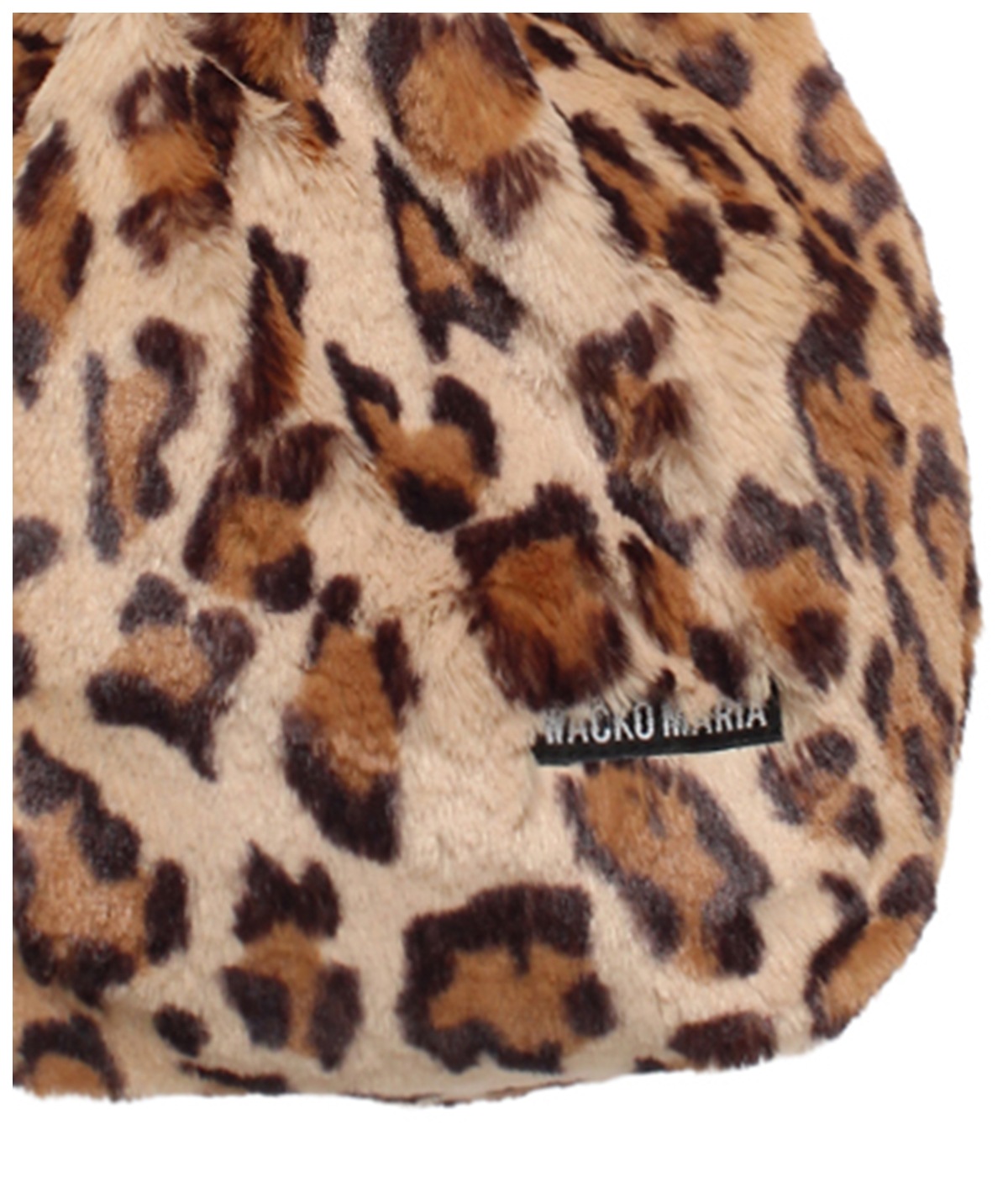 LEOPARD FAUX FUR DRAWSTRING POUCH【BEIGE】｜WACKO MARIA｜MELTING