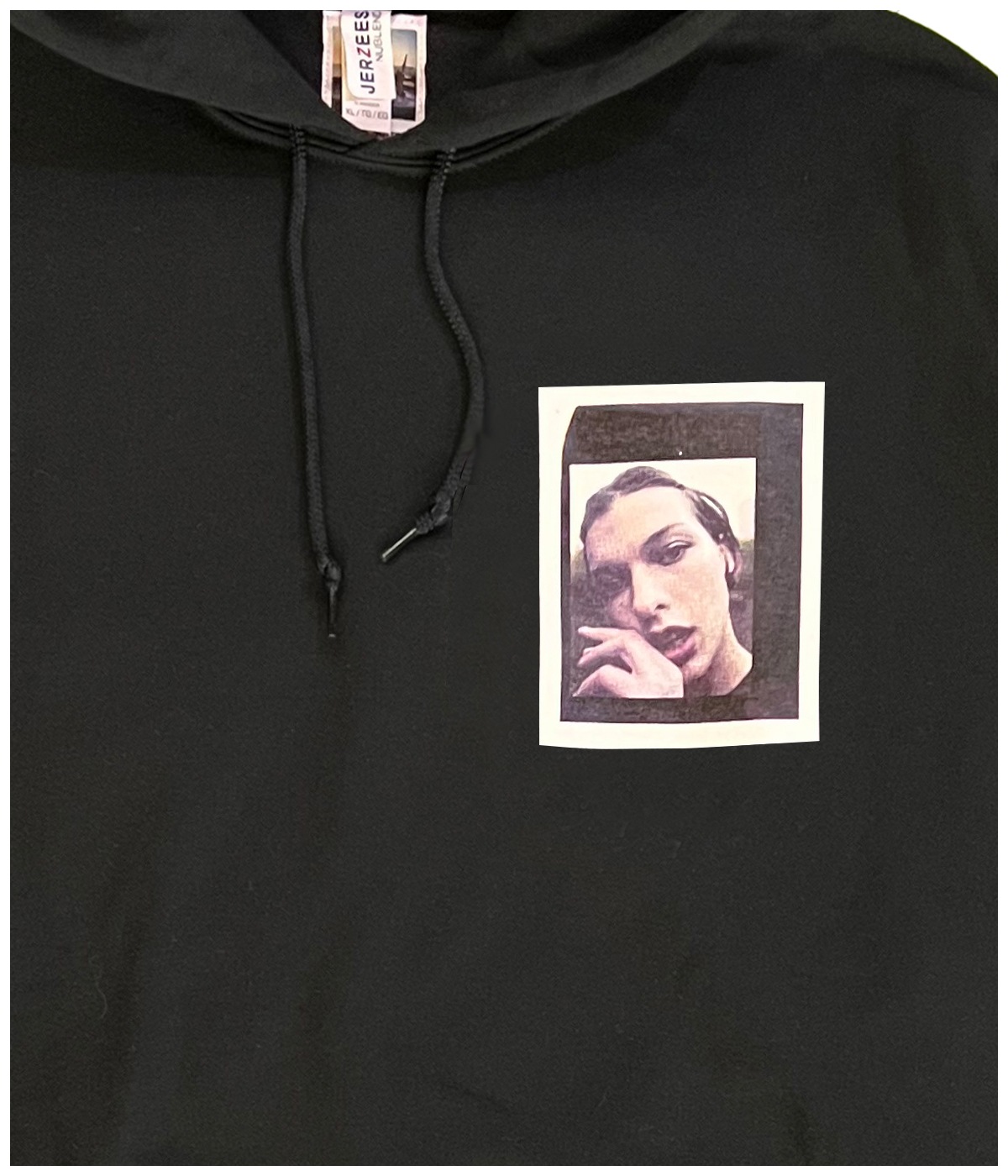 DAVIDE SORRENTI / PULLOVER HOODED SWEAT SHIRT (TYPE-2)【BLACK 