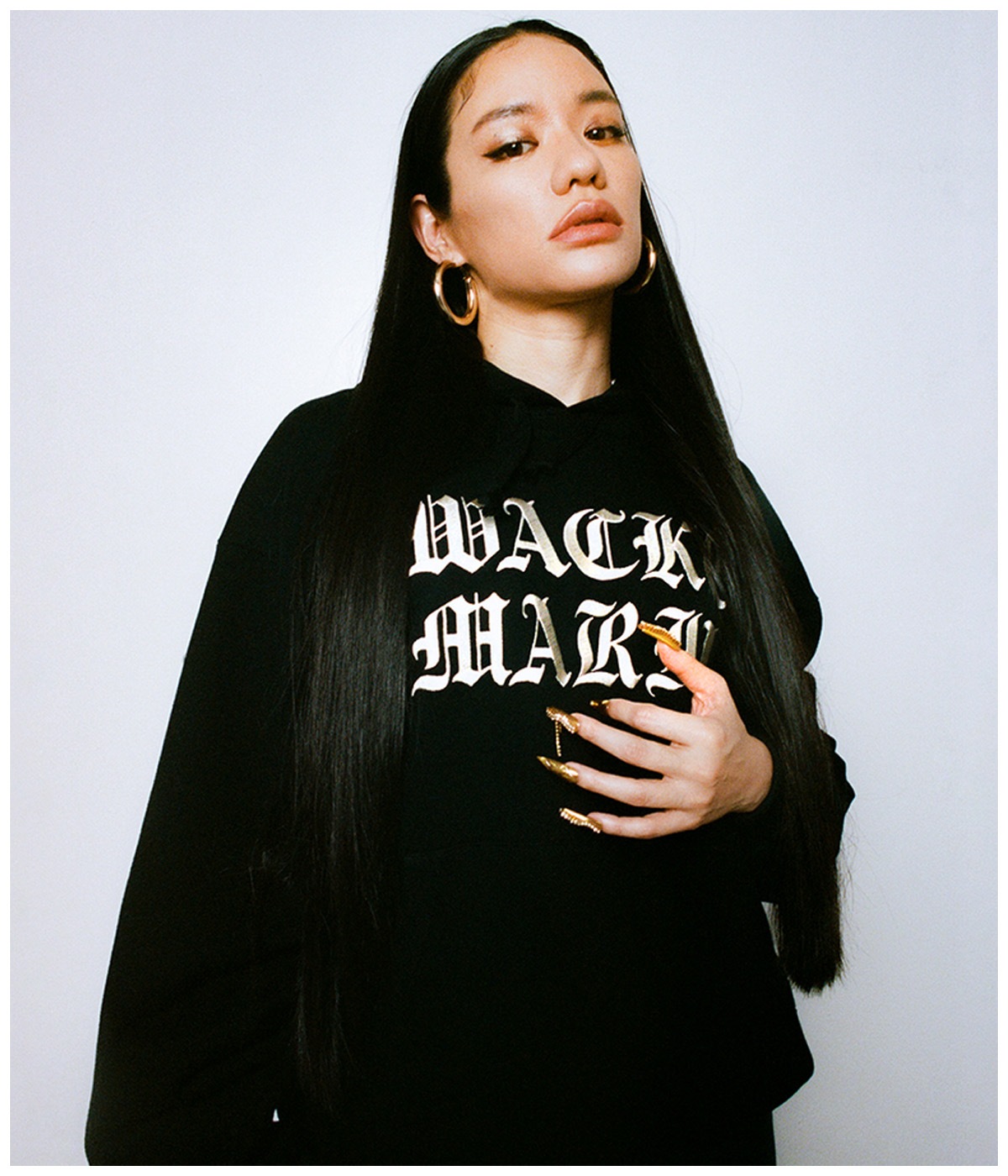 HEAVY WEIGHT PULLOVER HOODED SWEAT SHIRT (TYPE-2)【BLACK