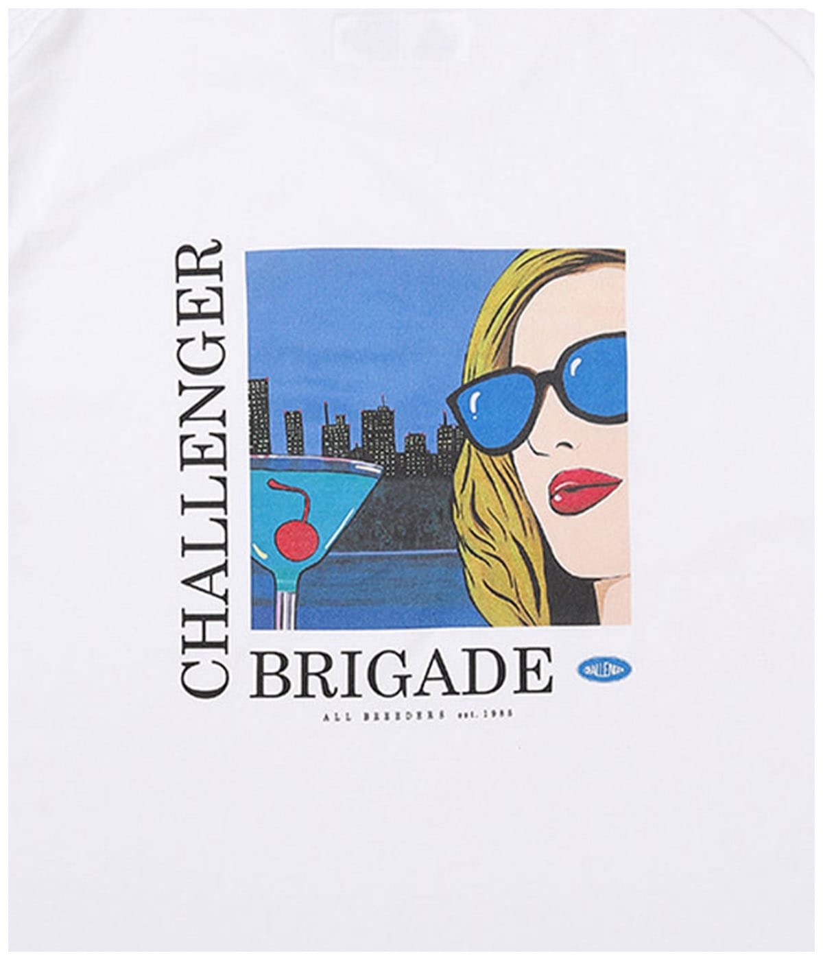 COCKTAIL POCKET TEE【WHITE】