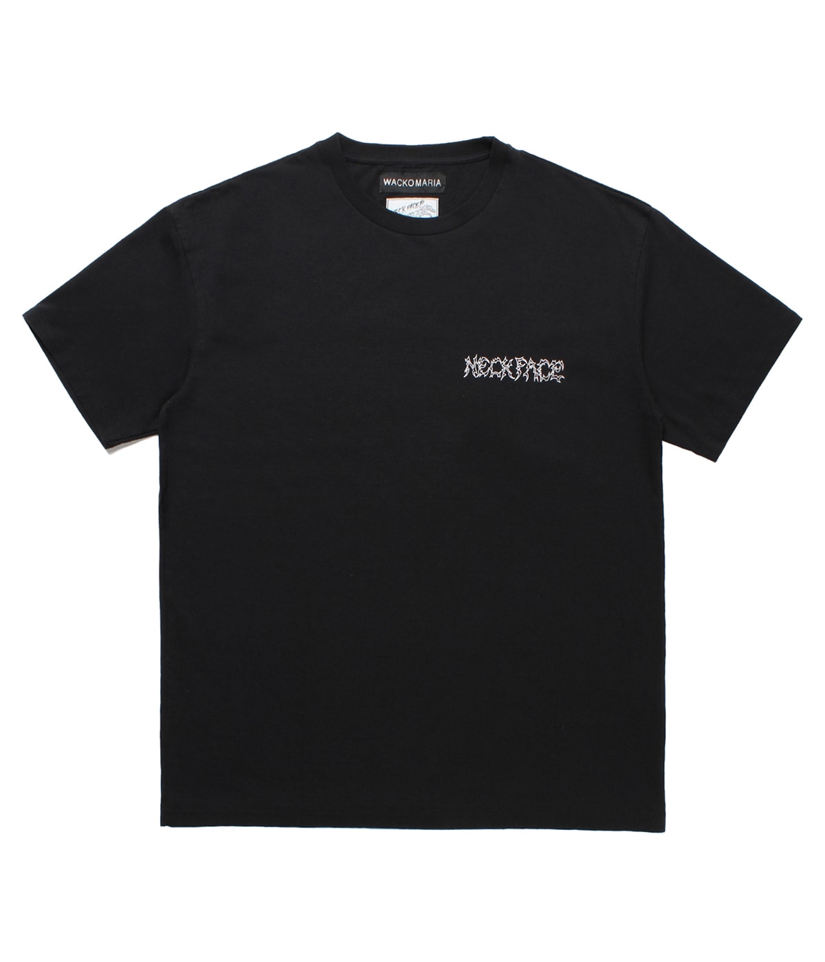 トップス NECK FACE / WASHED HEAVY WEIGHT T-SHIRT NECK FACE / WASHED HEAVY WEIGHT T-SHIRT (TYPE-1)【BLACK】｜WACKO