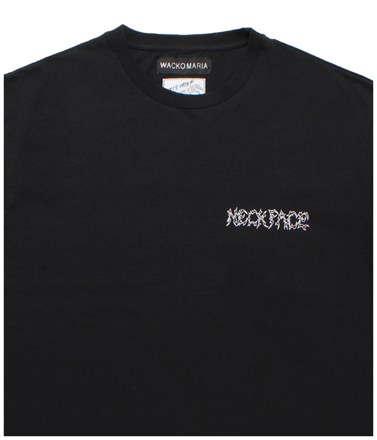 NECK FACE / WASHED HEAVY WEIGHT T-SHIRT (TYPE-1)【BLACK NECK FACE / WASHED HEAVY WEIGHT T-SHIRT (TYPE-1)【BLACK