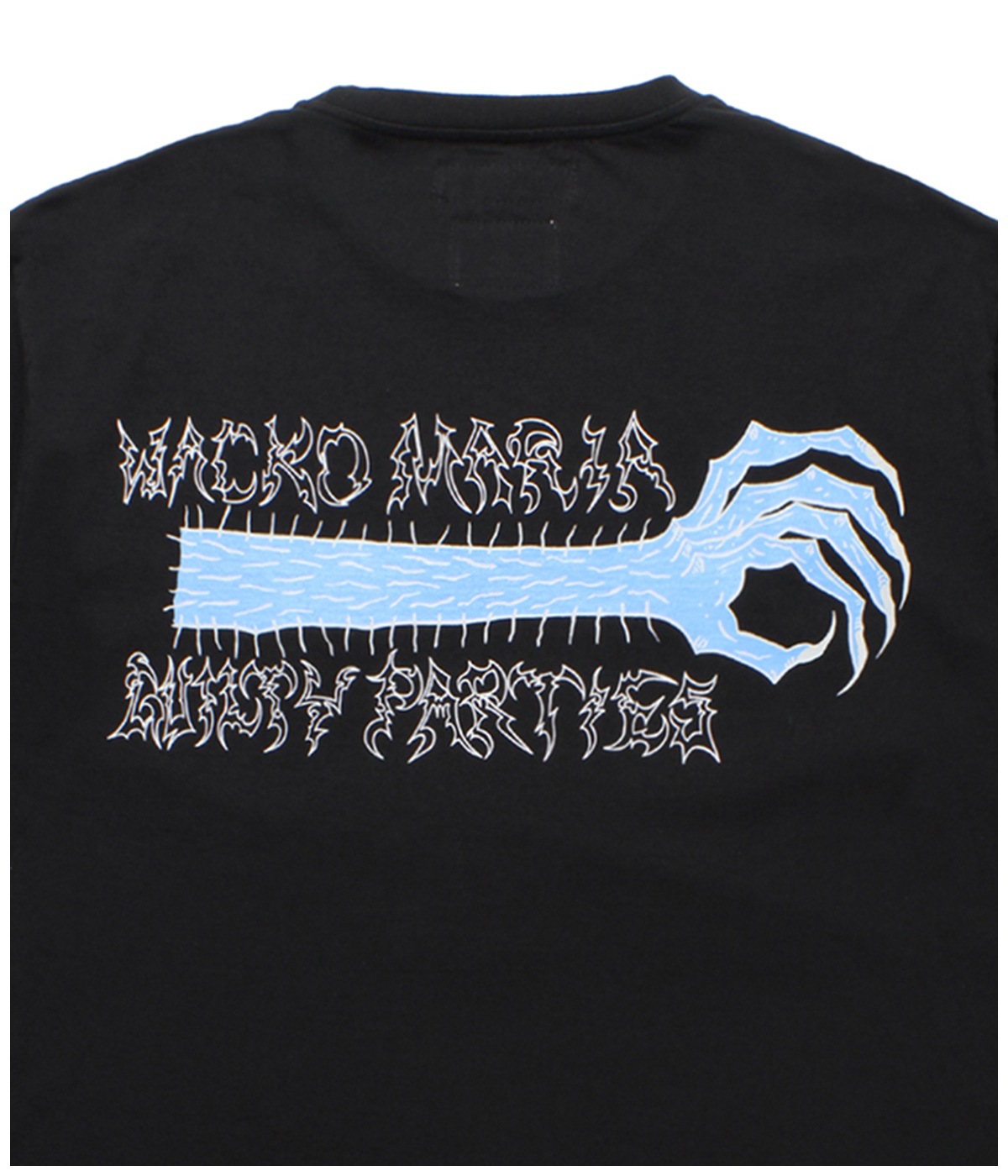 NECK FACE / WASHED HEAVY WEIGHT T-SHIRT (TYPE-1)【BLACK】｜WACKO