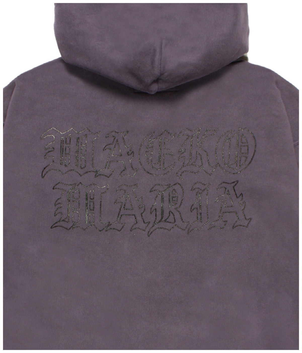 WASHED HEAVY WEIGHT ZIP HOODED SWEAT SHIRT【PURPLE】