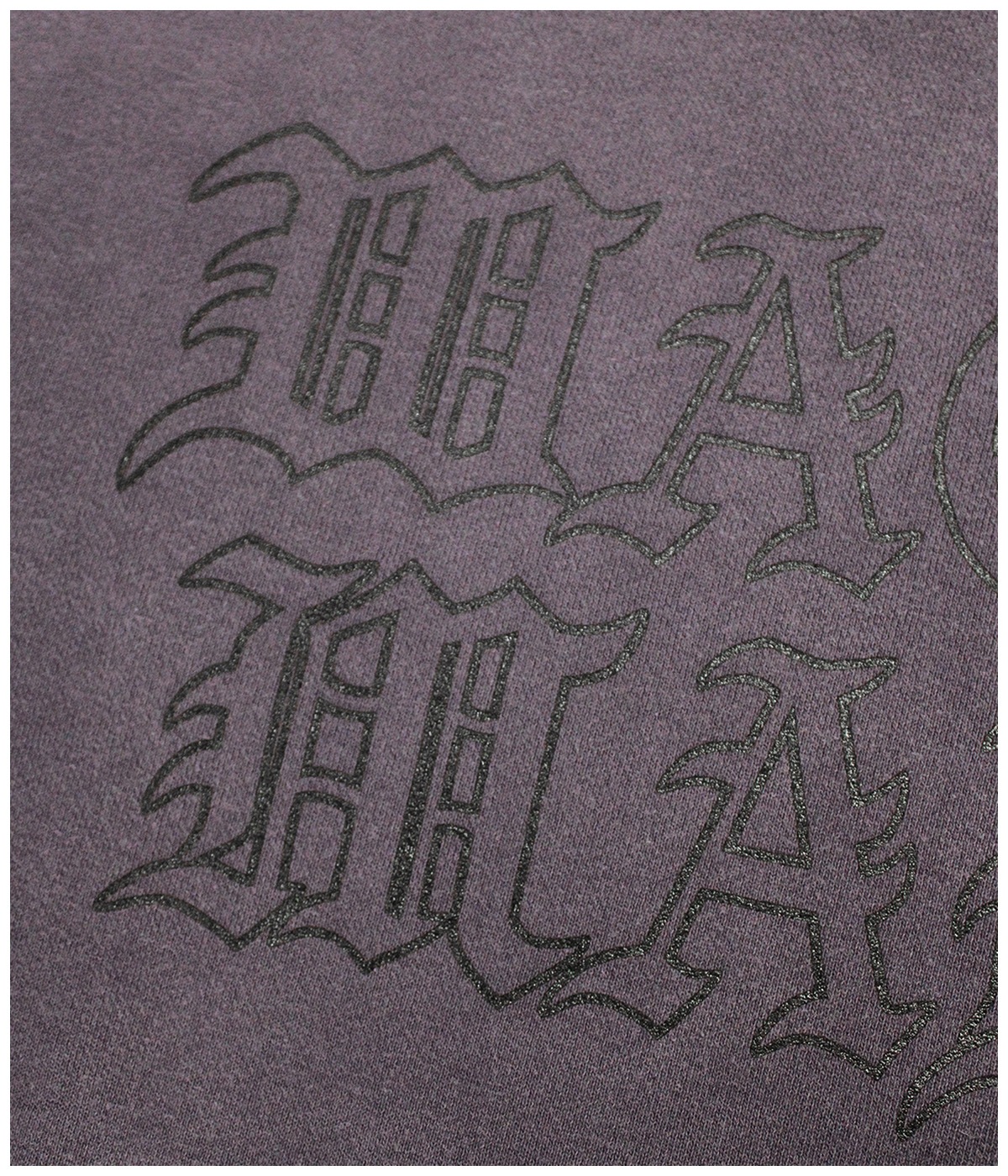 WASHED HEAVY WEIGHT ZIP HOODED SWEAT SHIRT【PURPLE】