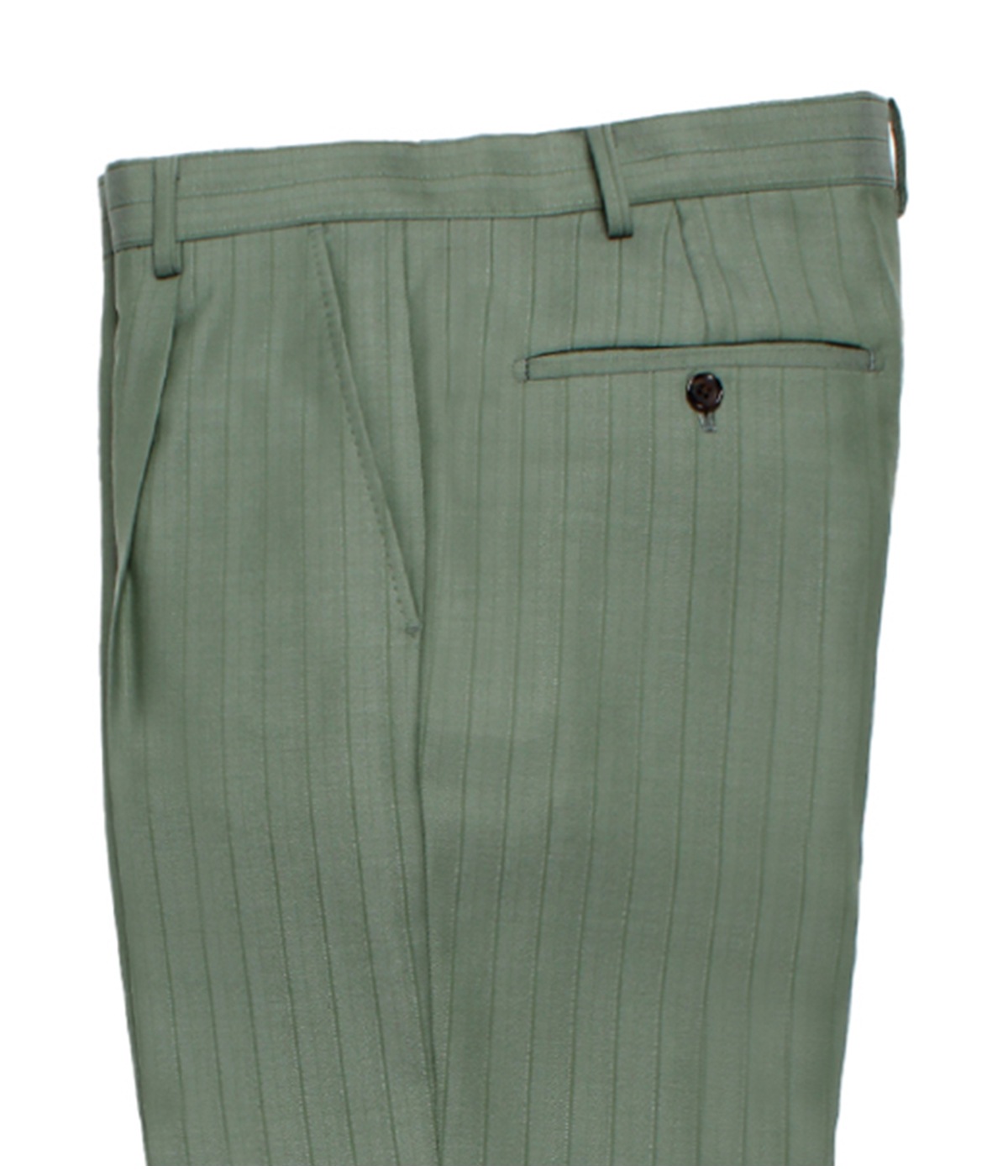 DORMEUIL / PLEATED TROUSERS (TYPE-1)【L-GREEN】｜WACKO MARIA