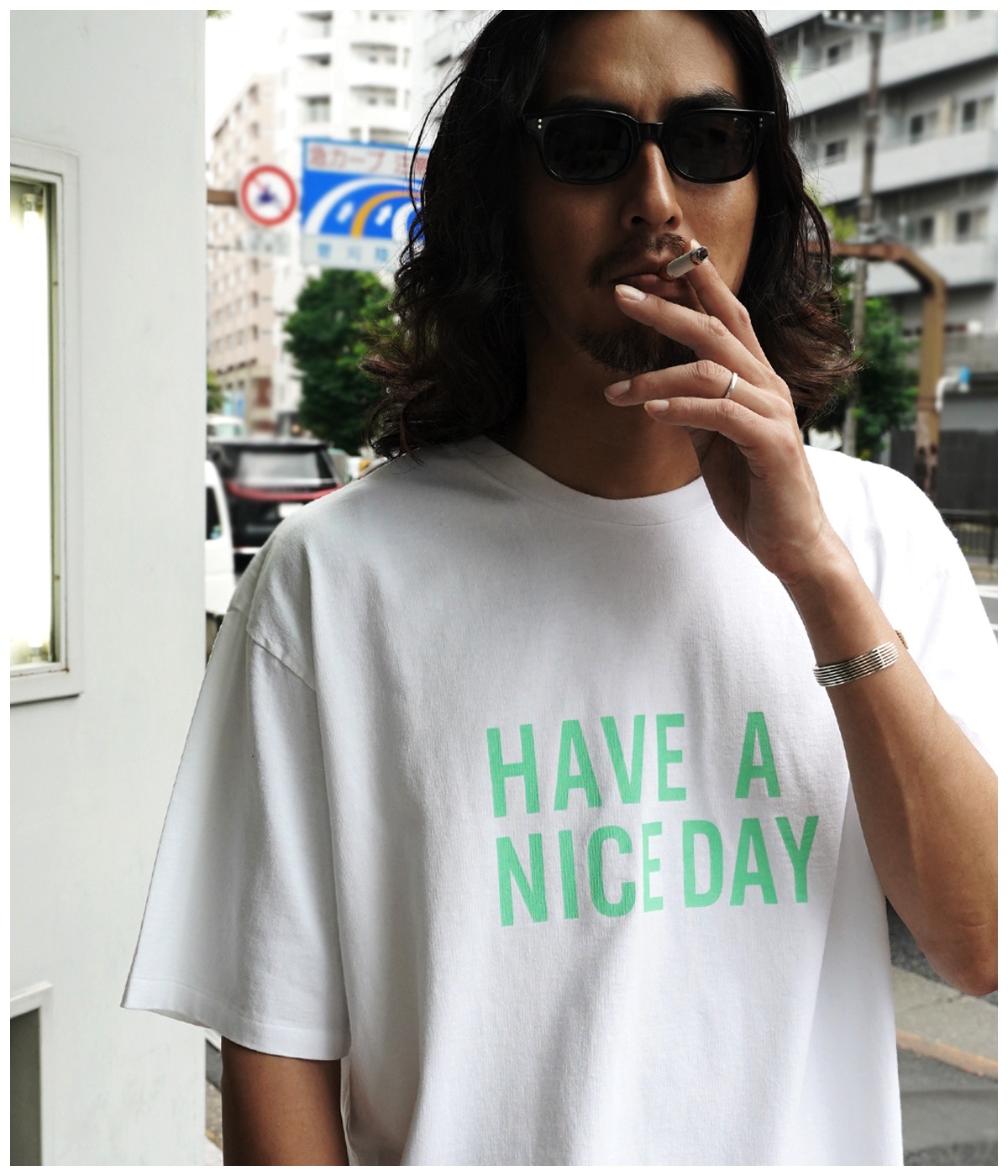 WASHED HEAVY WEIGHT T-SHIRT (TYPE-3)【WHITE】｜WACKO MARIA