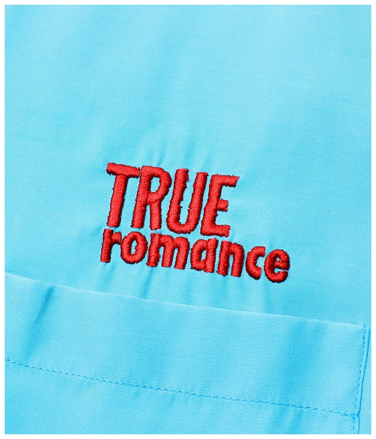 TRUE ROMANCE / 50'S OPEN COLLAR SHIRT【BLUE】