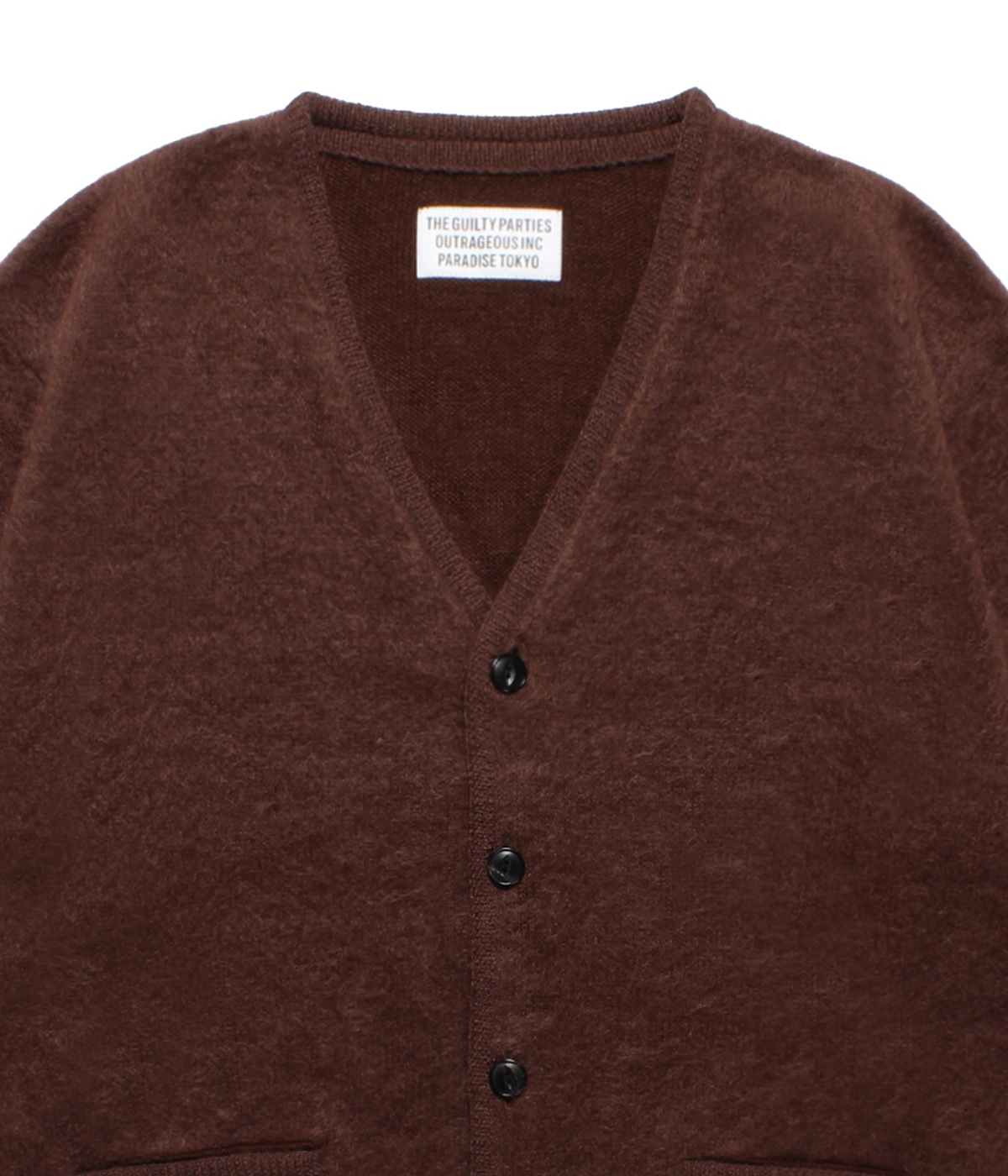 MOHAIR CARDIGAN【BROWN】