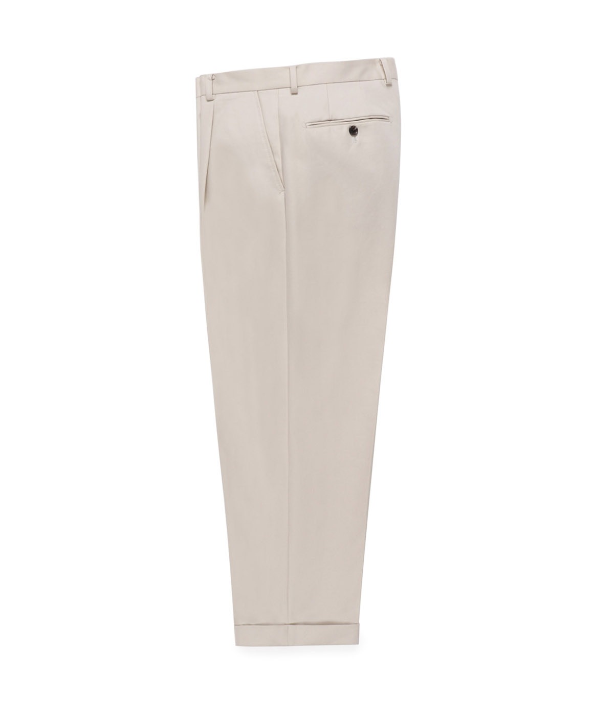 PLEATED TROUSERS (TYPE-2)【IVORY】
