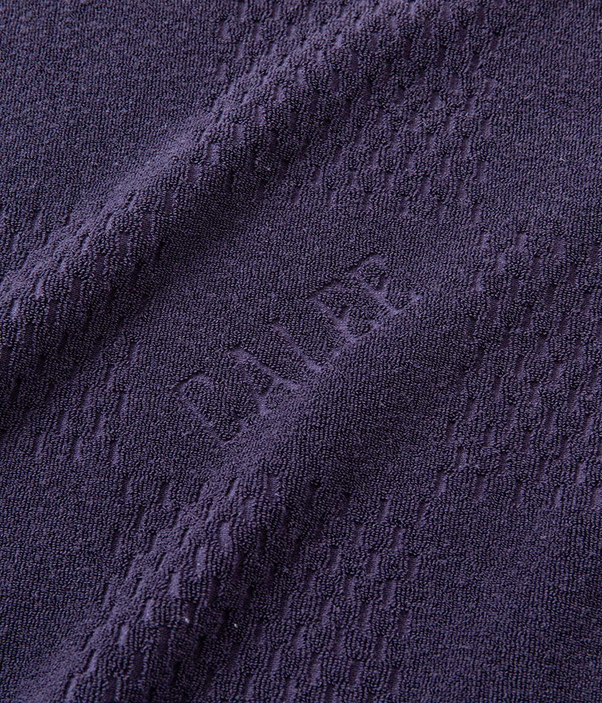 DROP SHOLDER PILE JACQUARD S/S POLO【2 Colors Available】