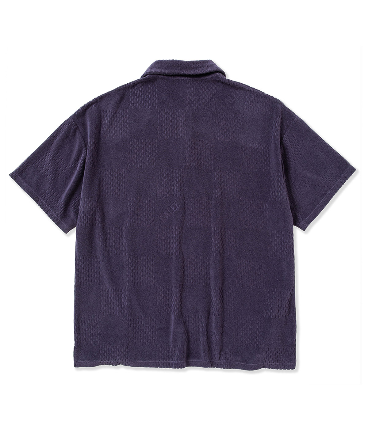 DROP SHOLDER PILE JACQUARD S/S POLO【2 Colors Available】