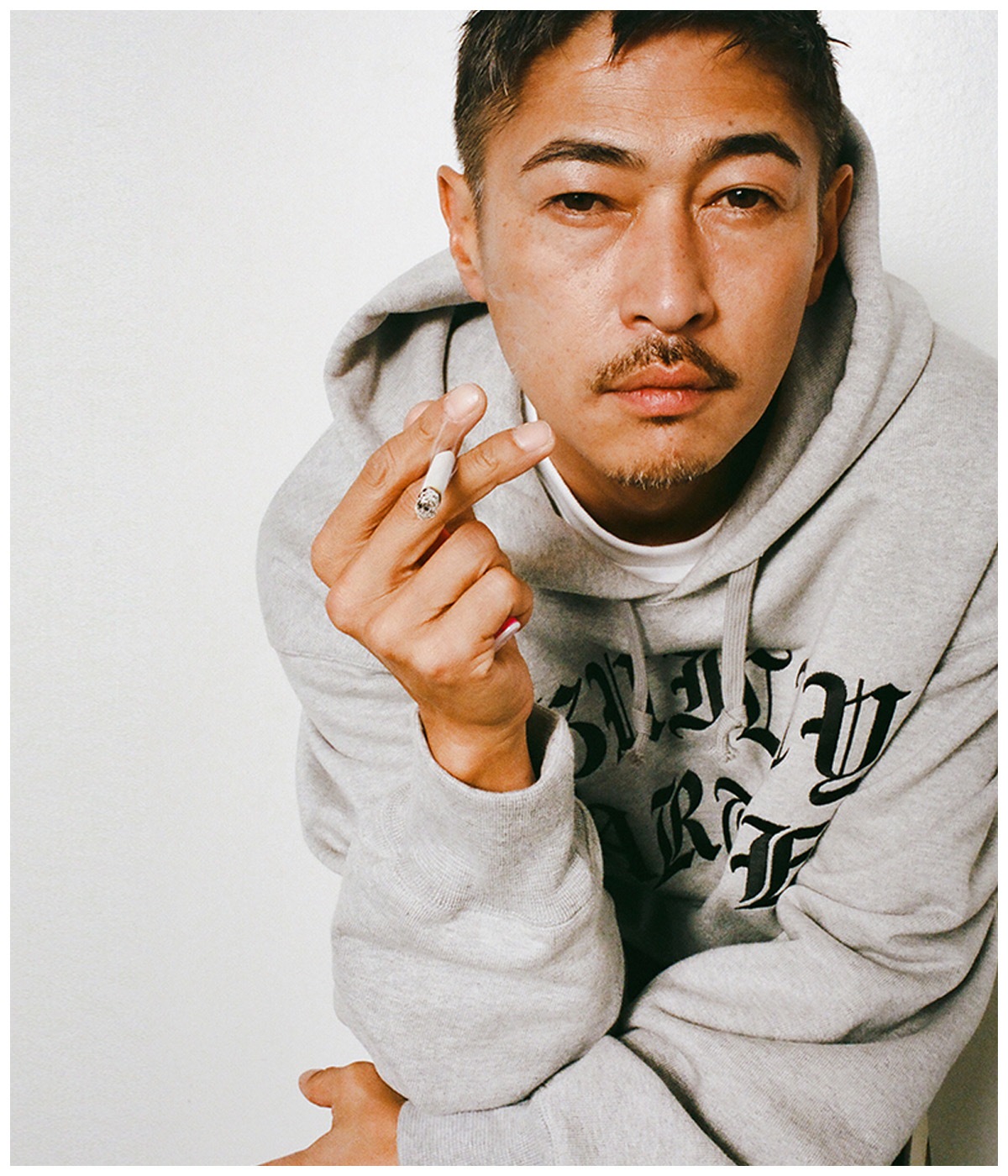 HEAVY WEIGHT PULLOVER HOODED SWEAT SHIRT (TYPE-3)【GRAY