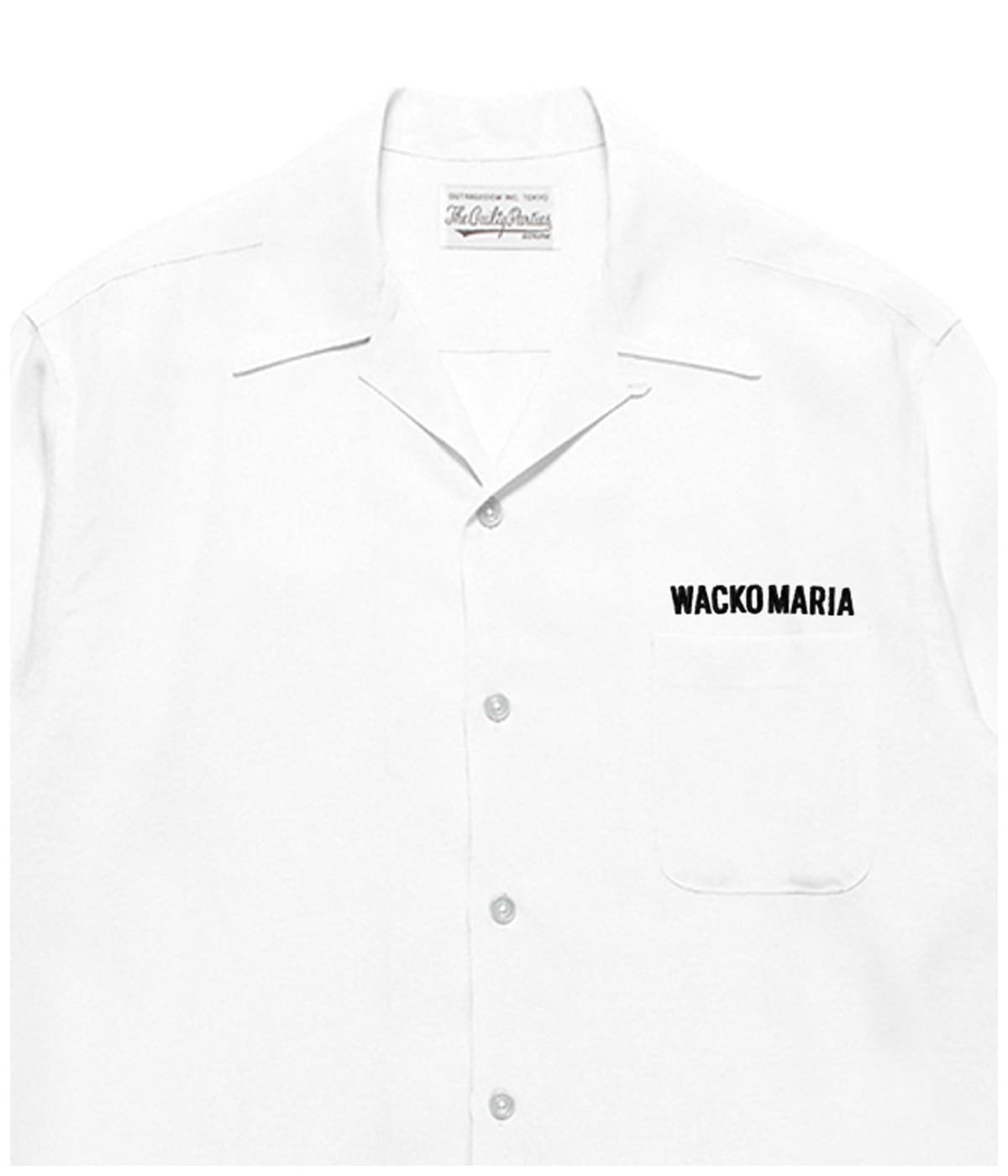 50'S OPEN COLLAR SHIRT (TYPE-2)【WHITE】｜WACKO MARIA｜MELTING POT