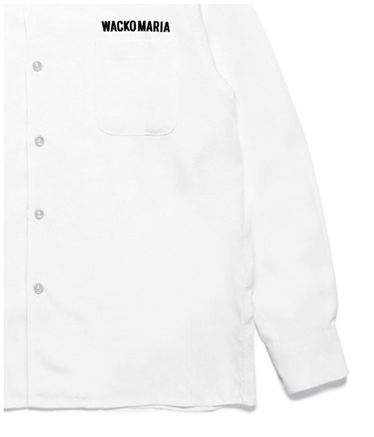 50'S OPEN COLLAR SHIRT (TYPE-2)【WHITE】｜WACKO MARIA｜MELTING POT
