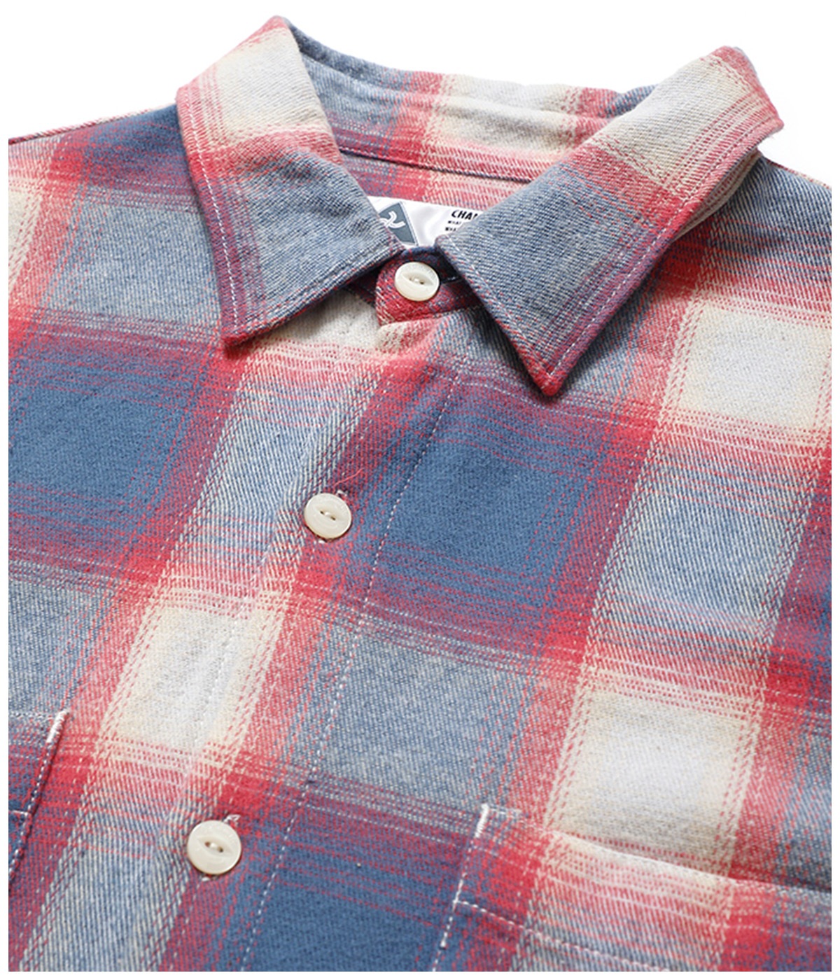 SHADOW PLAID SHIRT【BLUE×RED】｜CHALLENGER｜MELTING POT（正規取扱