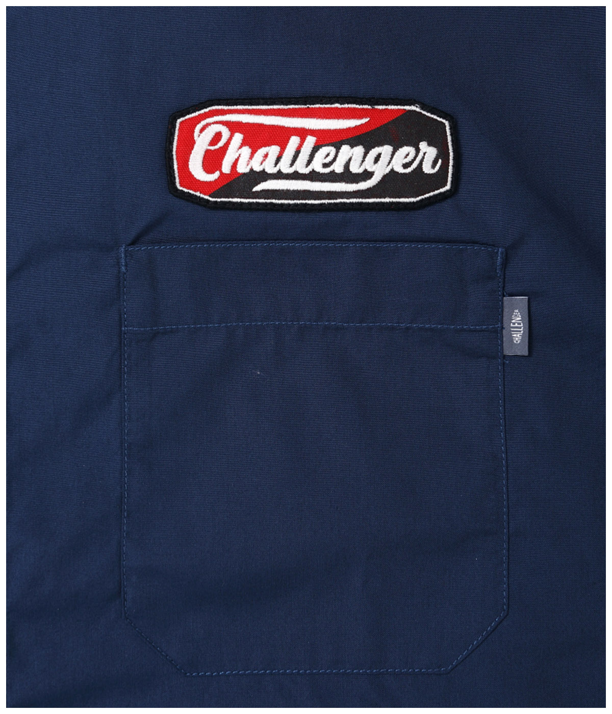 S/S PATCHED WORK SHIRT【NAVY】