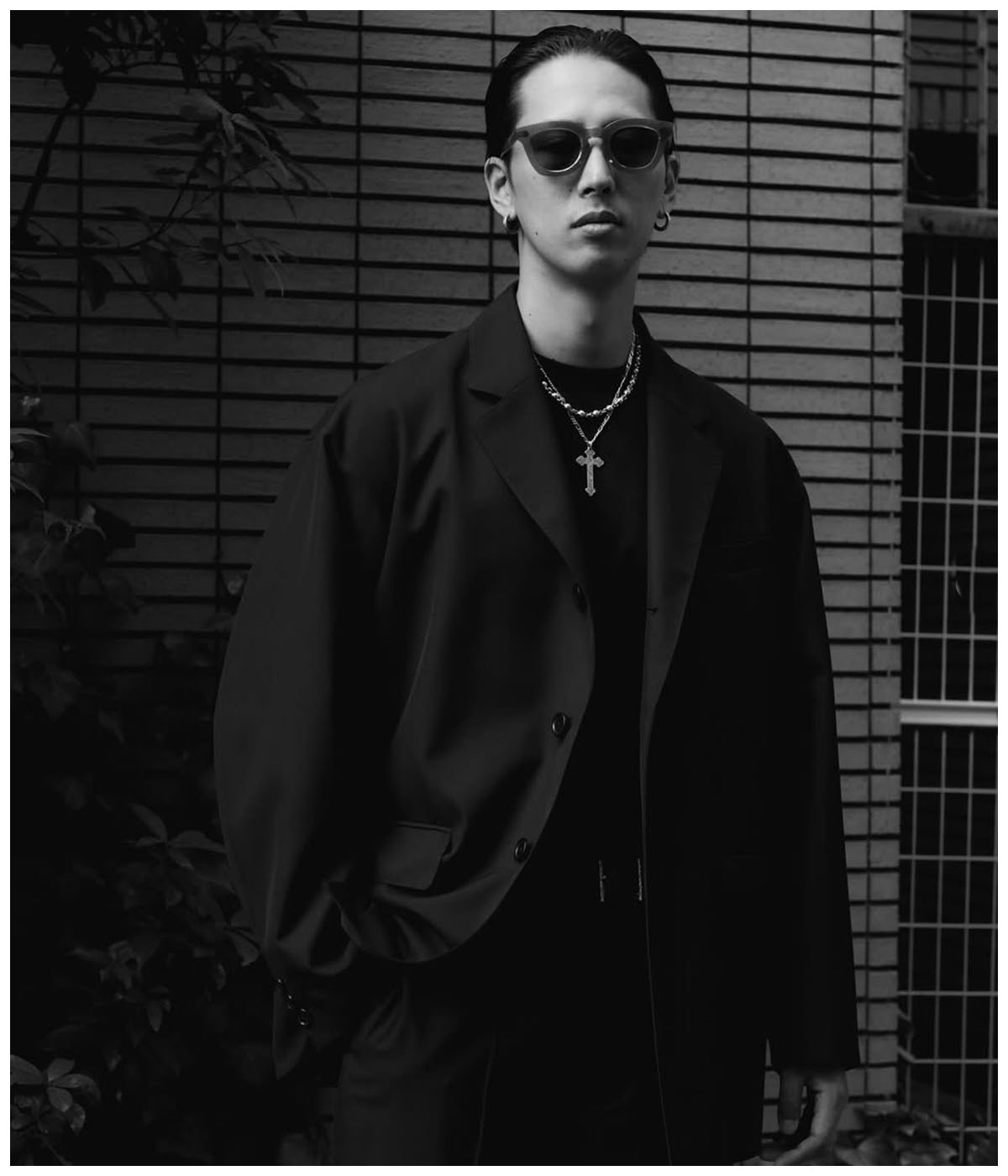 T/W Saxony Single Breasted Jacket【BLACK】｜COOTIE PRODUCTIONS