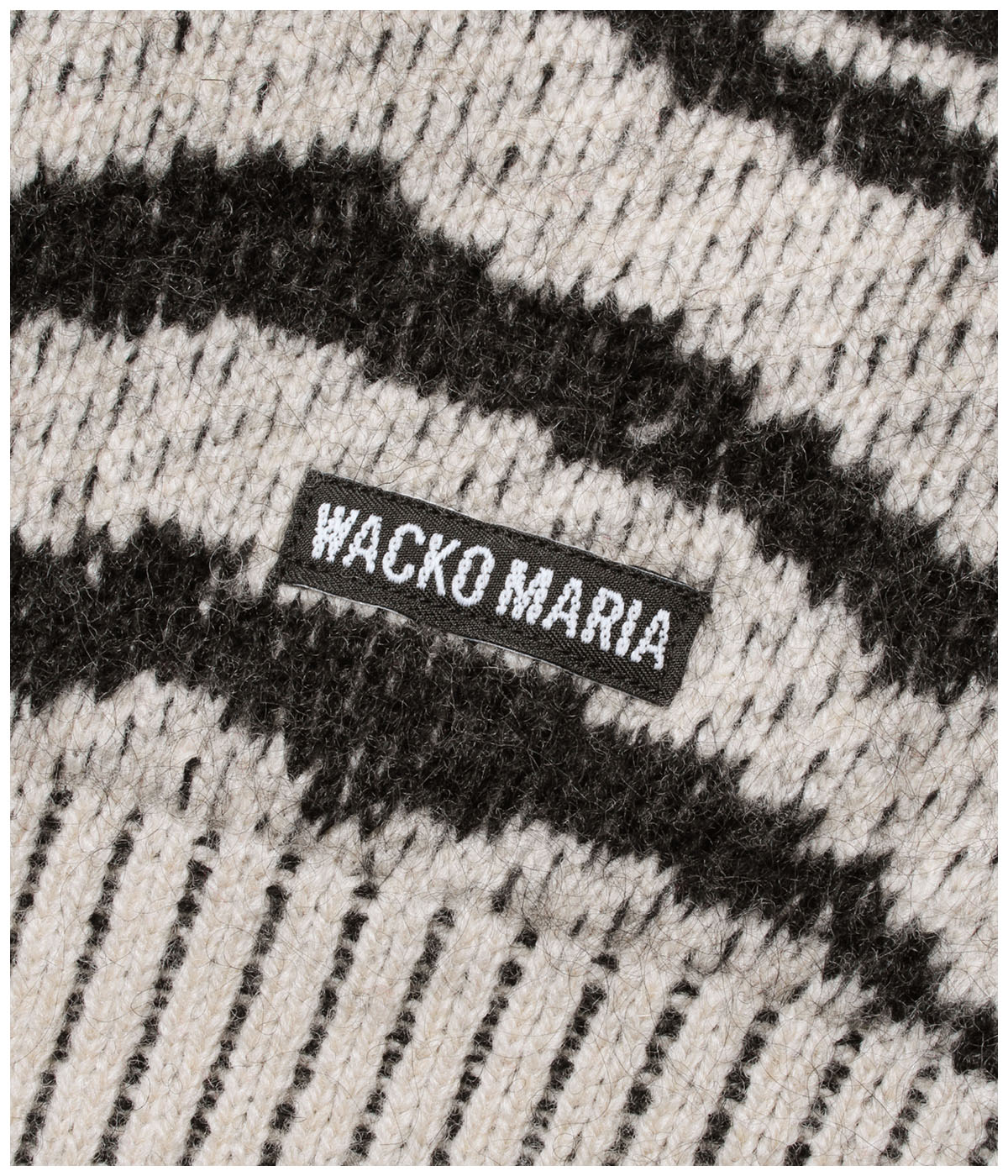 TIGER MOHAIR JACQUARD KNIT CARDIGAN【IVORY】